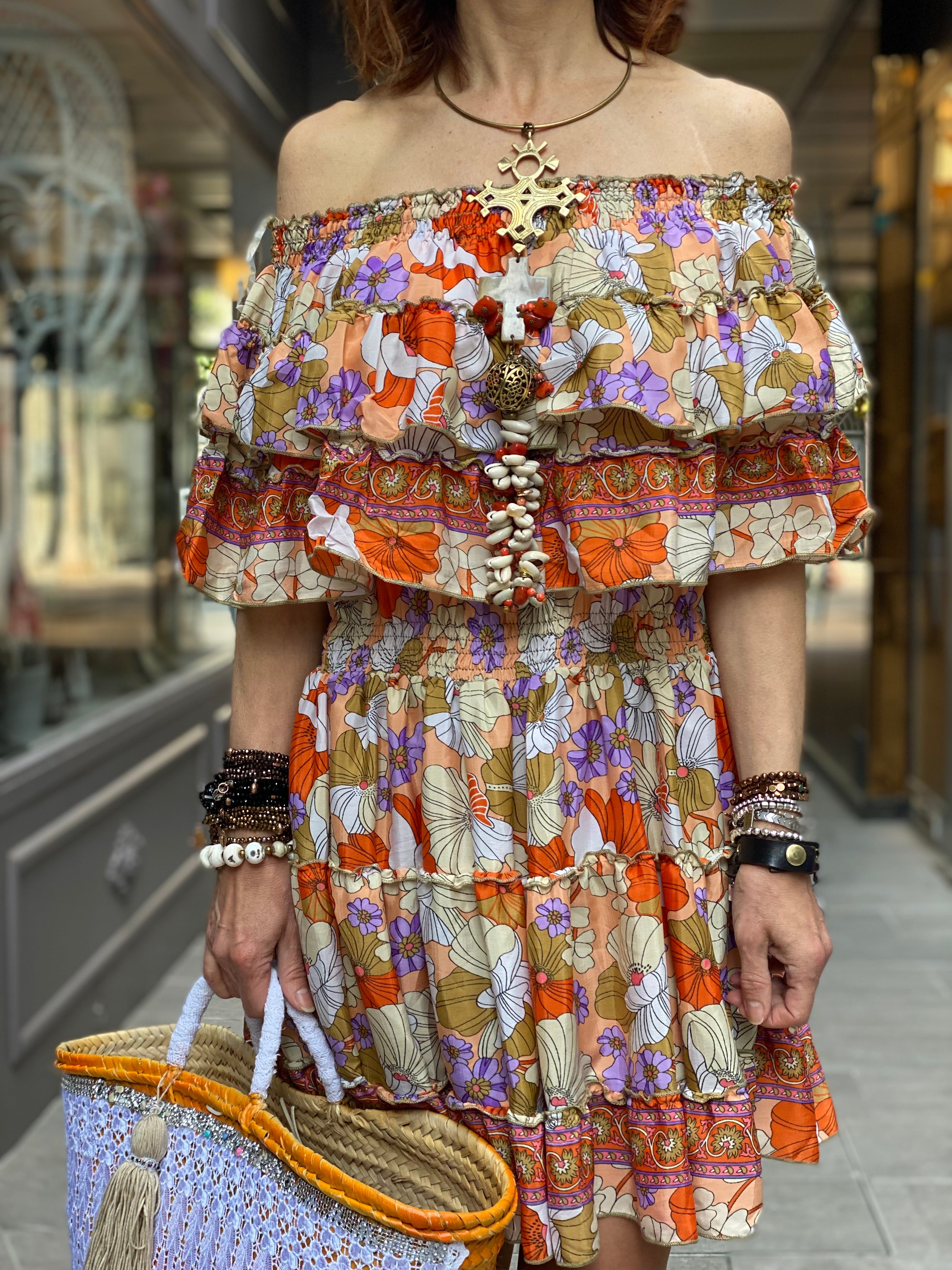 Robe Antigua Flower Nomad Sissi