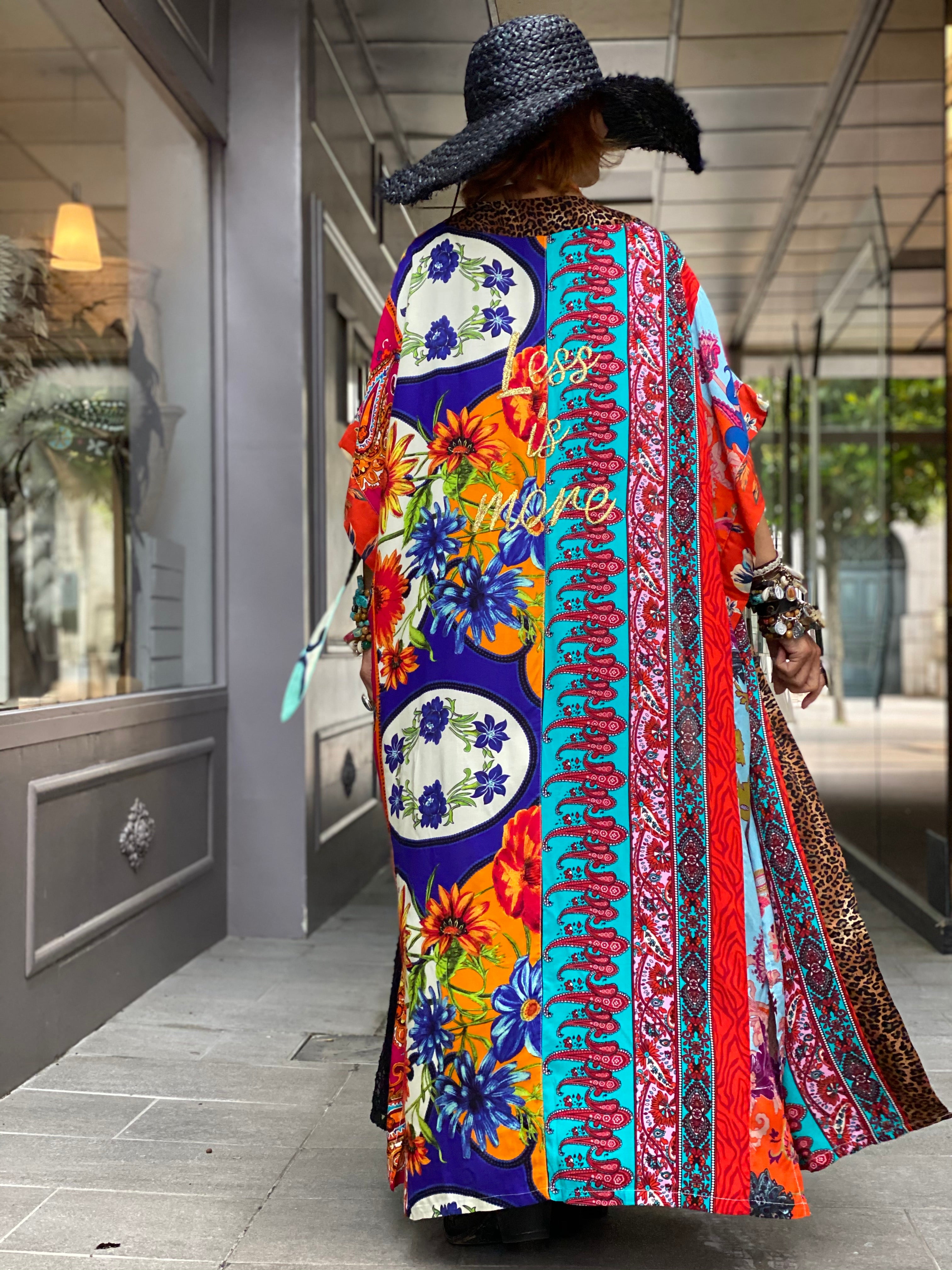 Pirate Flower Long Kimono