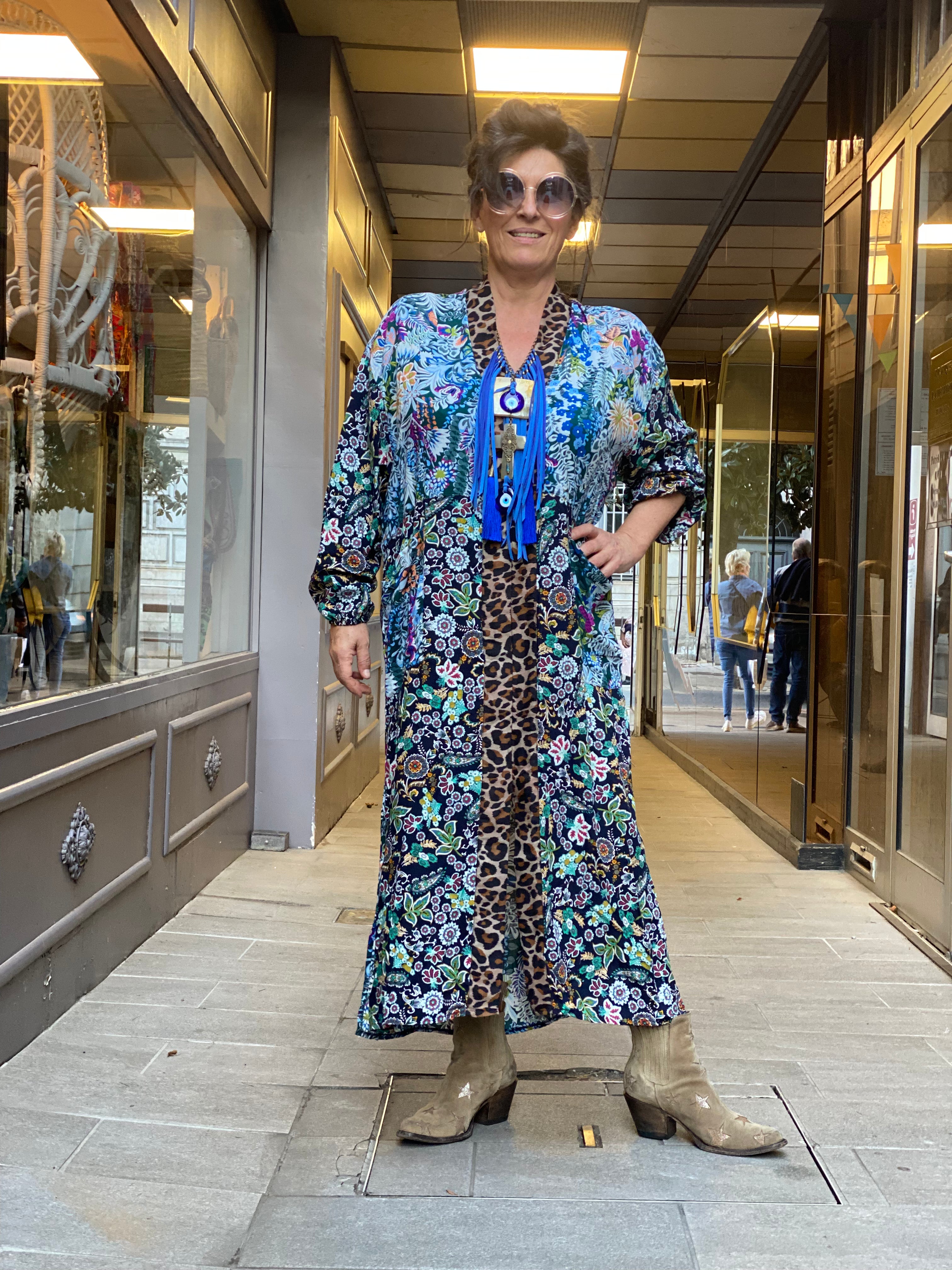 Robe Kimono Fleur de Pirate