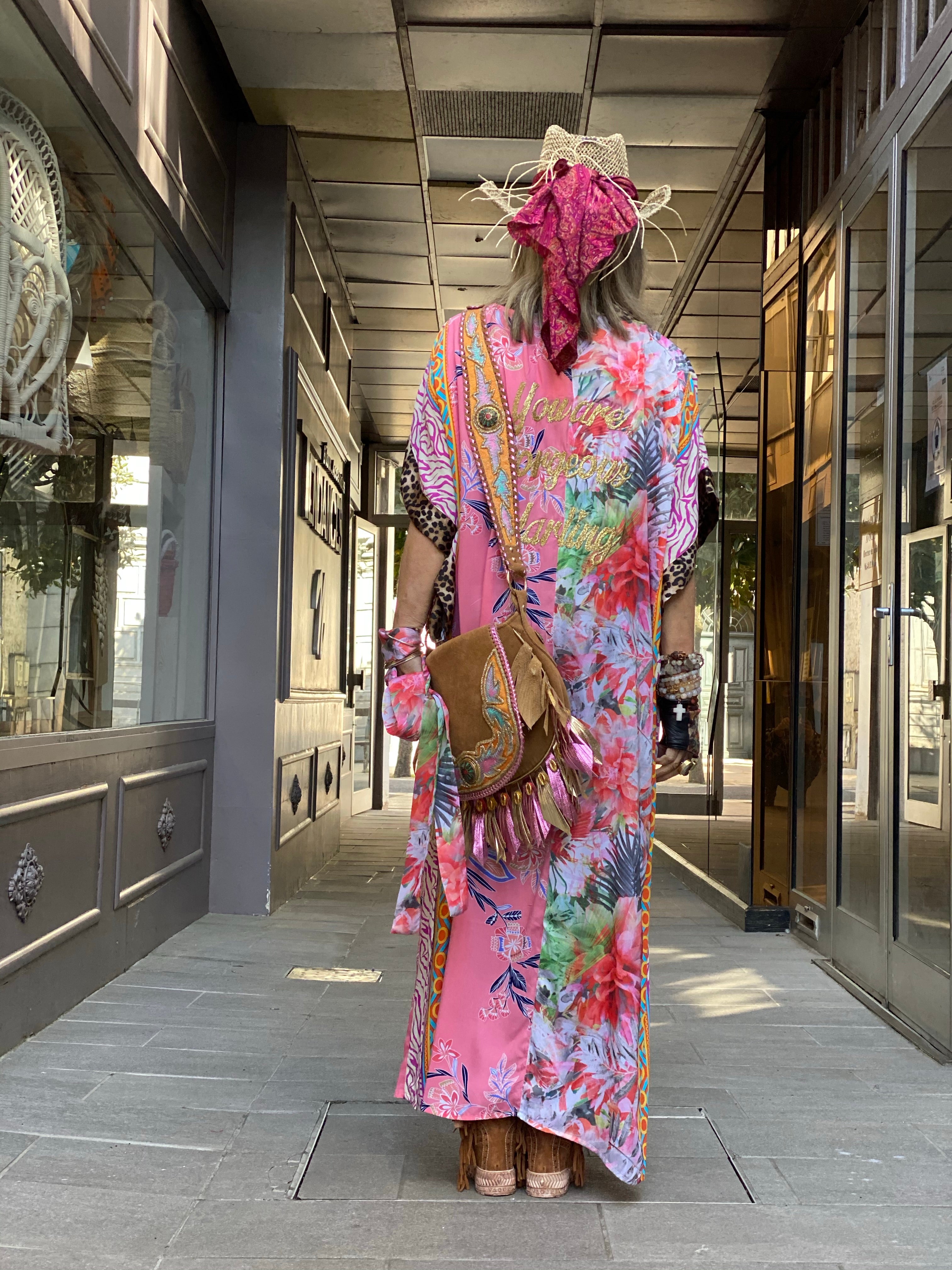 Kimono Long Fleur de Pirate