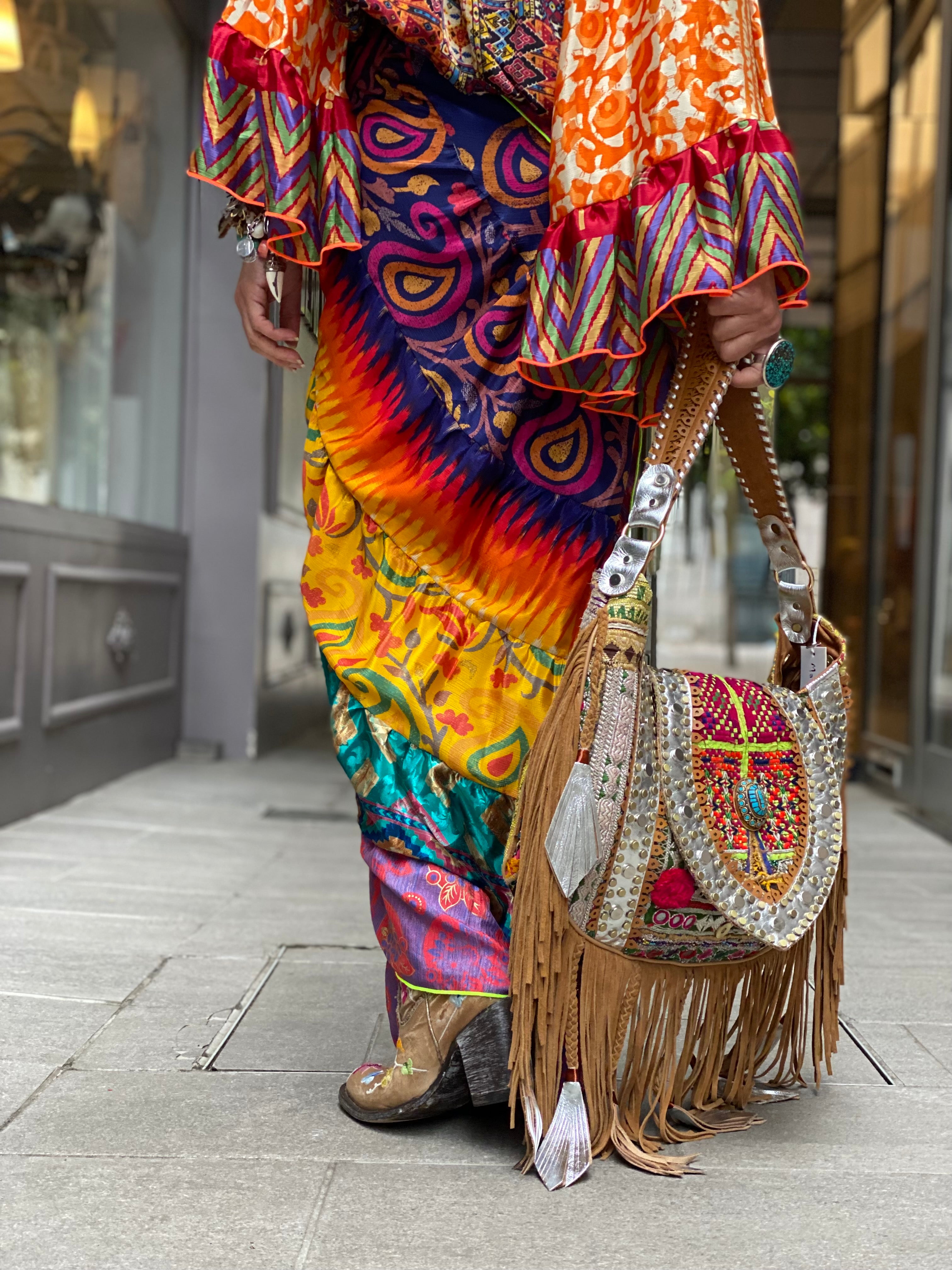 Kaleidoscope long skirt Doll.SA