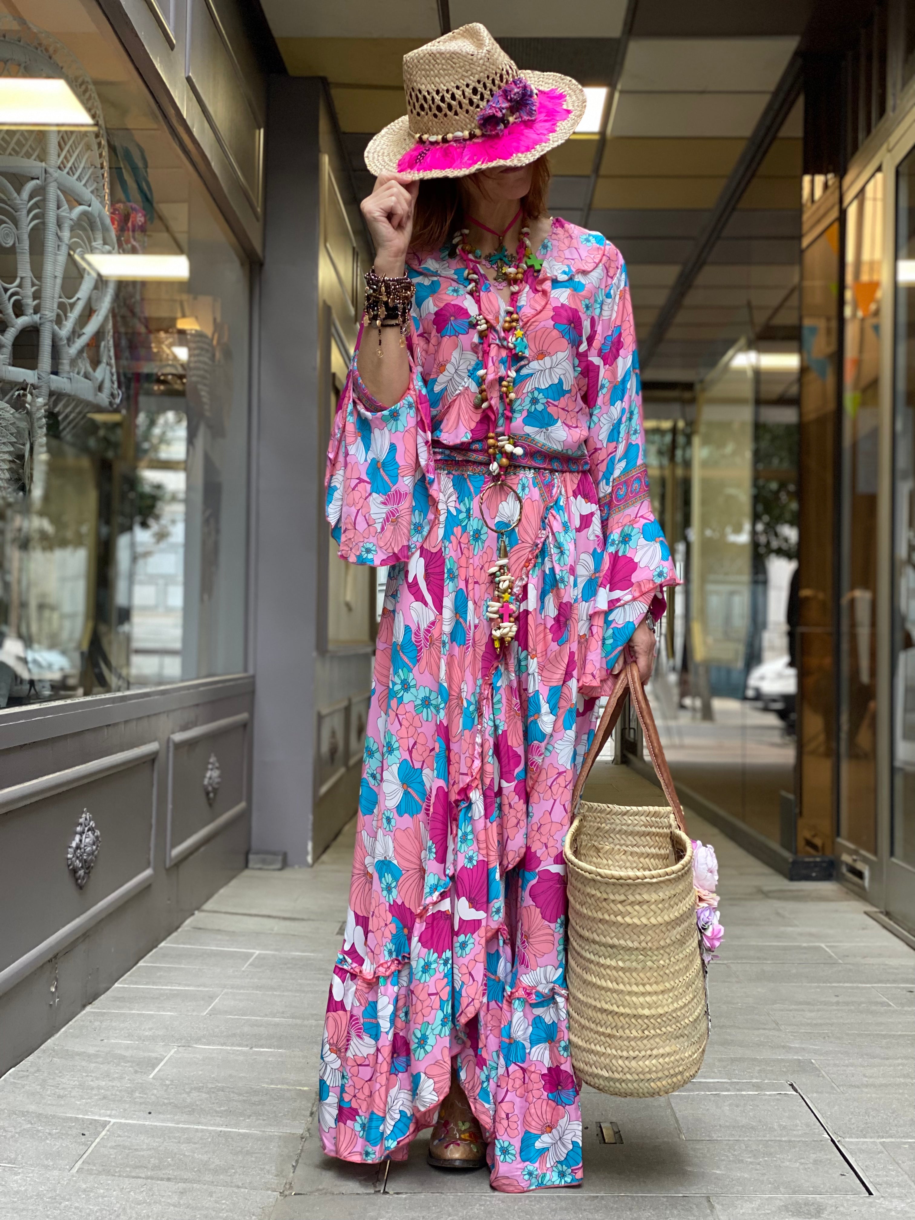 Crown Flower Nomad Sissi long skirt