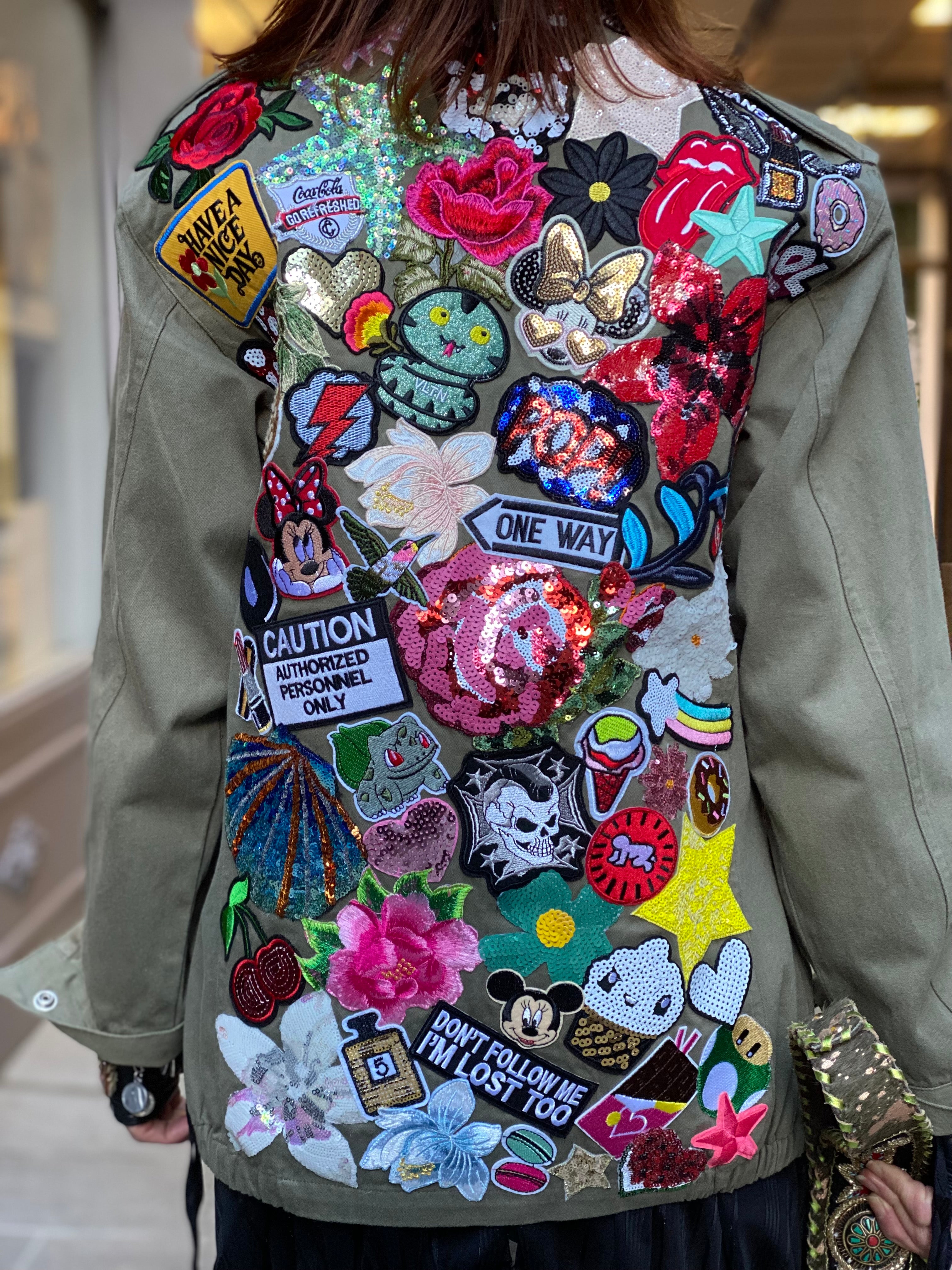 Veste militaire Custom Poupée de Soie
