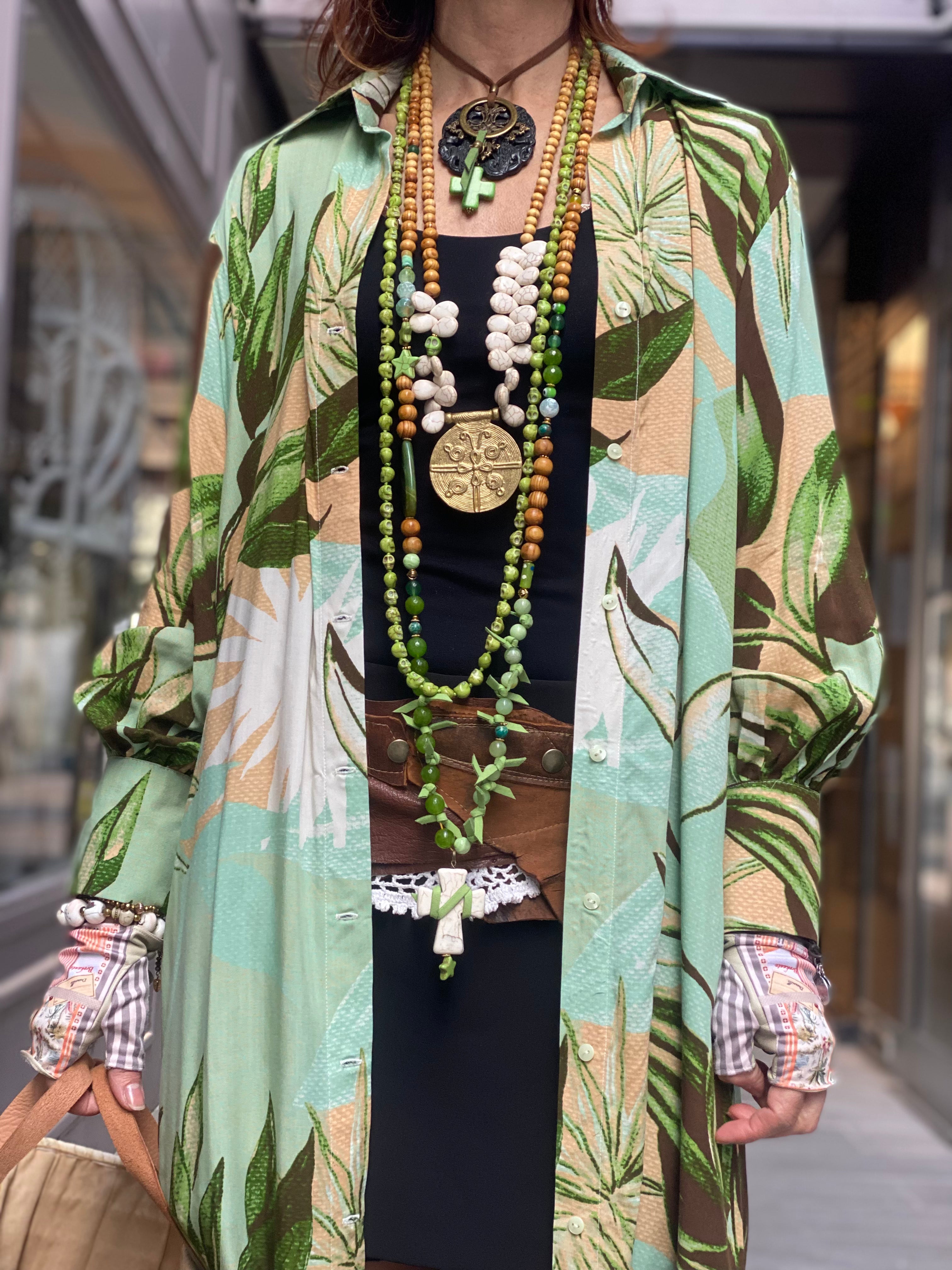 Chemise longue Fleur de Pirate