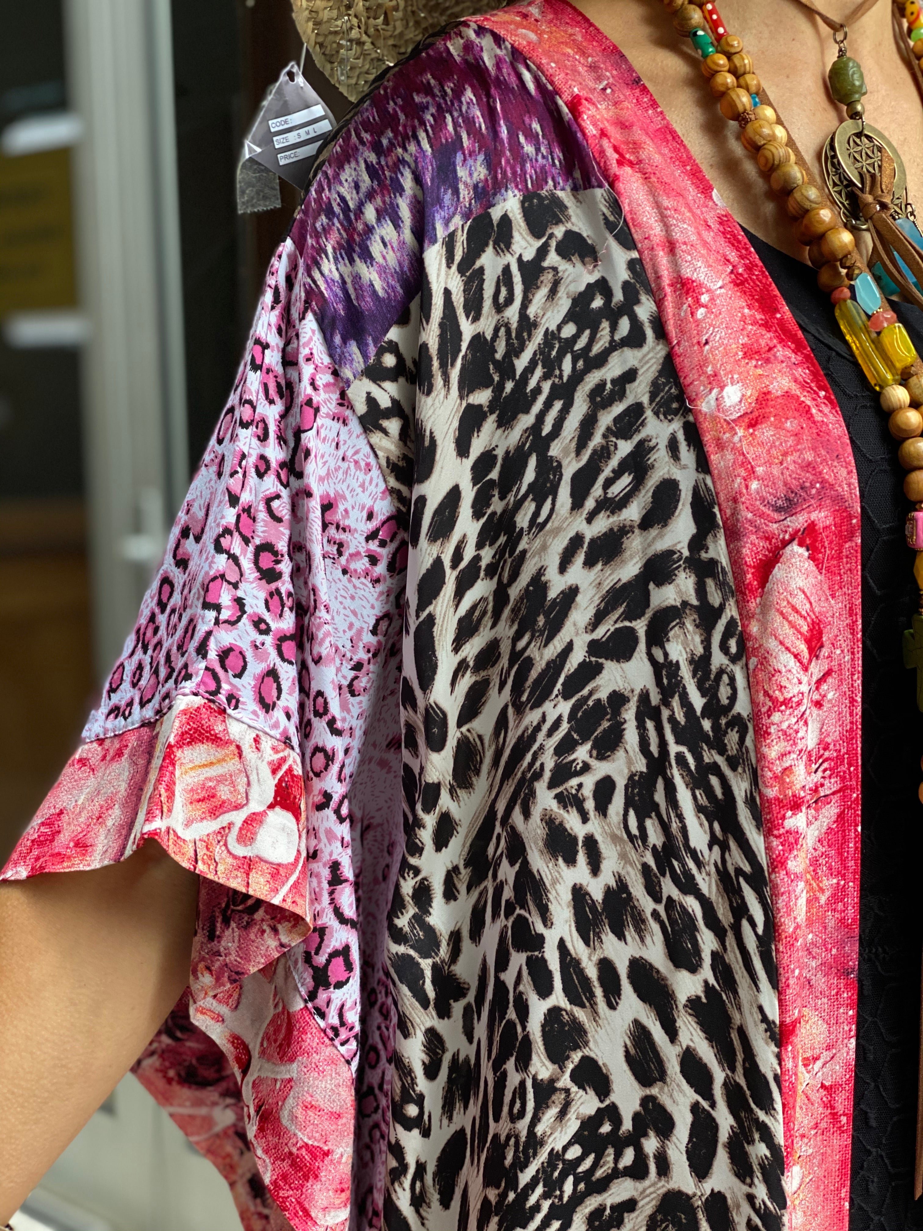 Kimono Long Fleur de Pirate