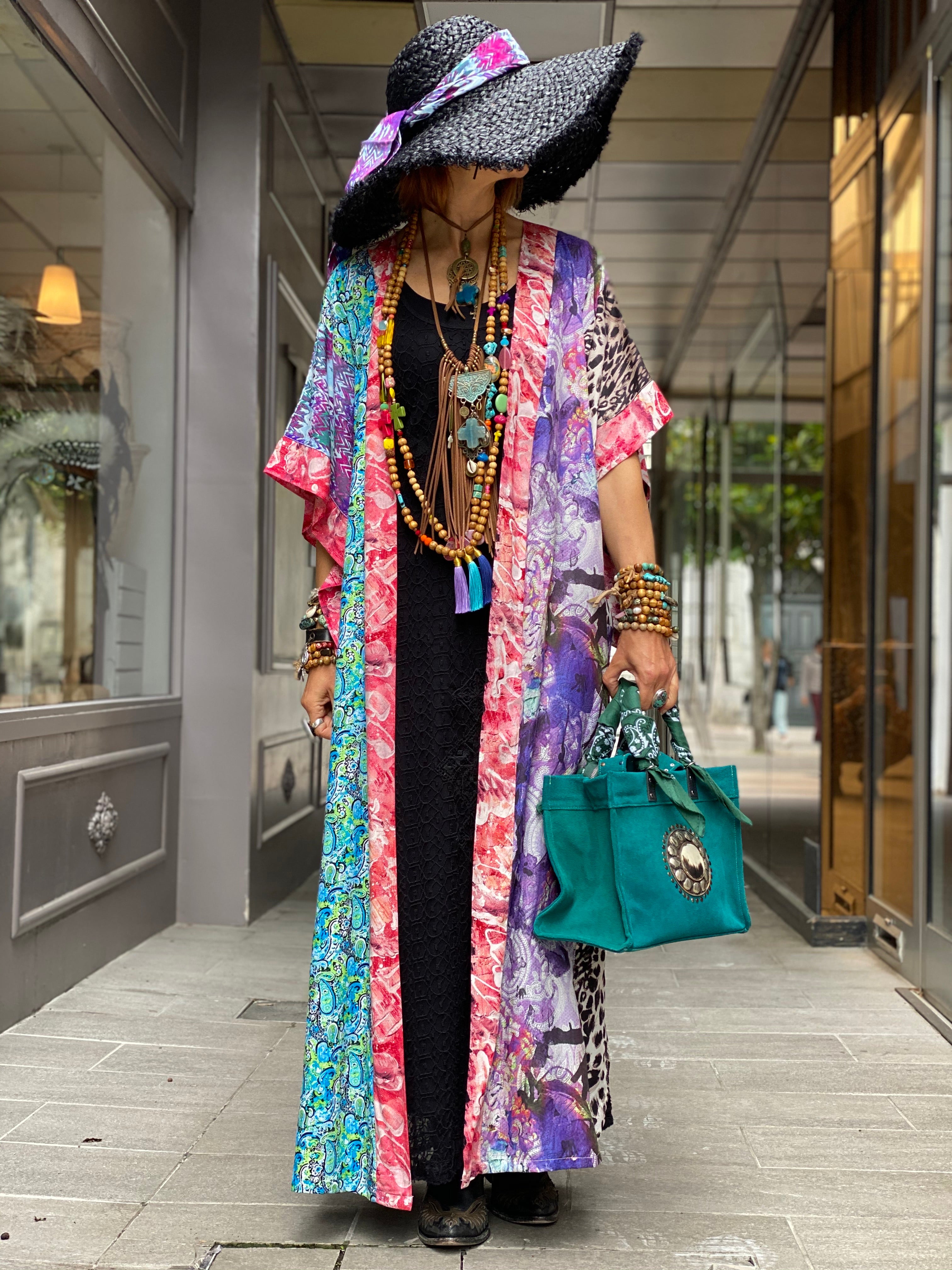Pirate Flower Long Kimono