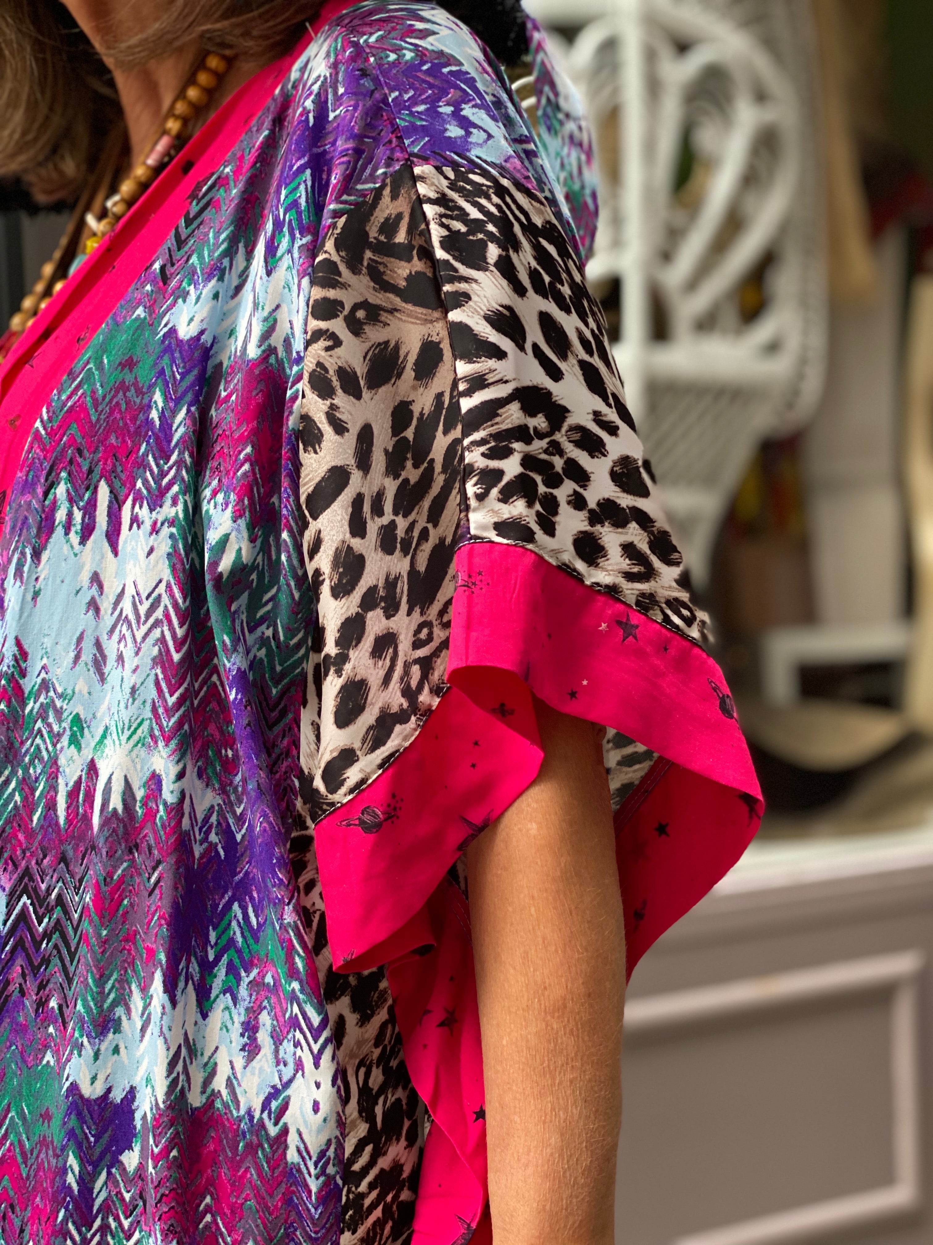 Kimono Long Fleur de Pirate