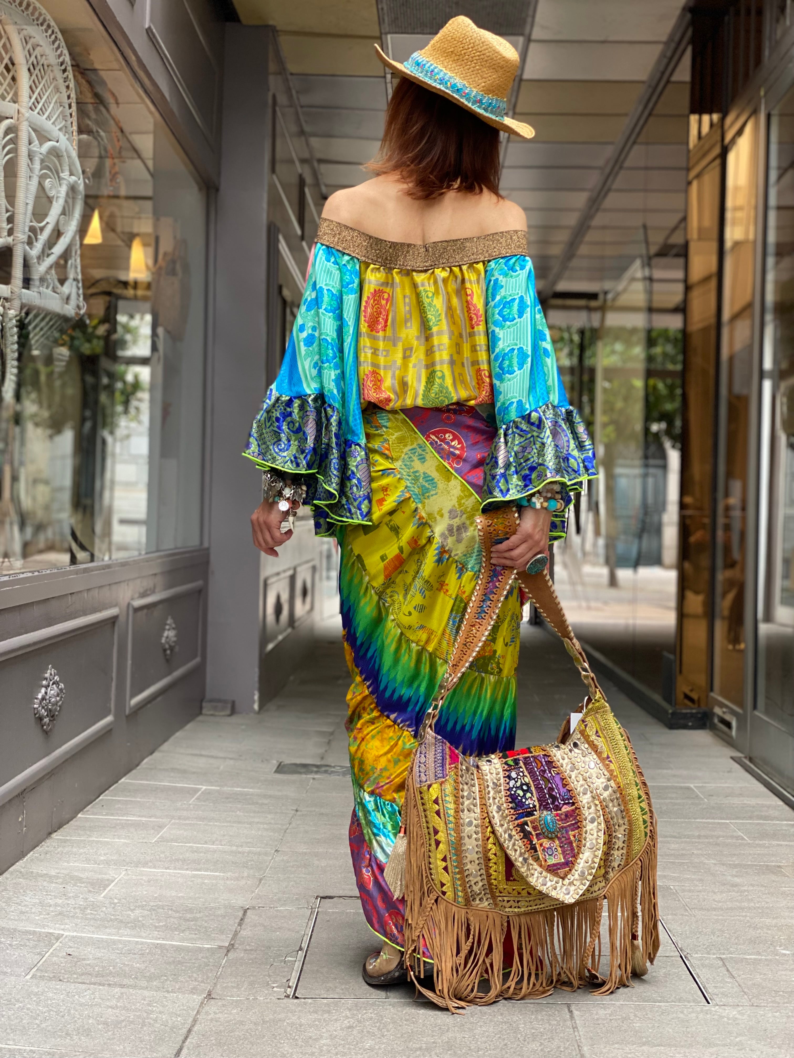 Kaleidoscope long skirt Doll.SA