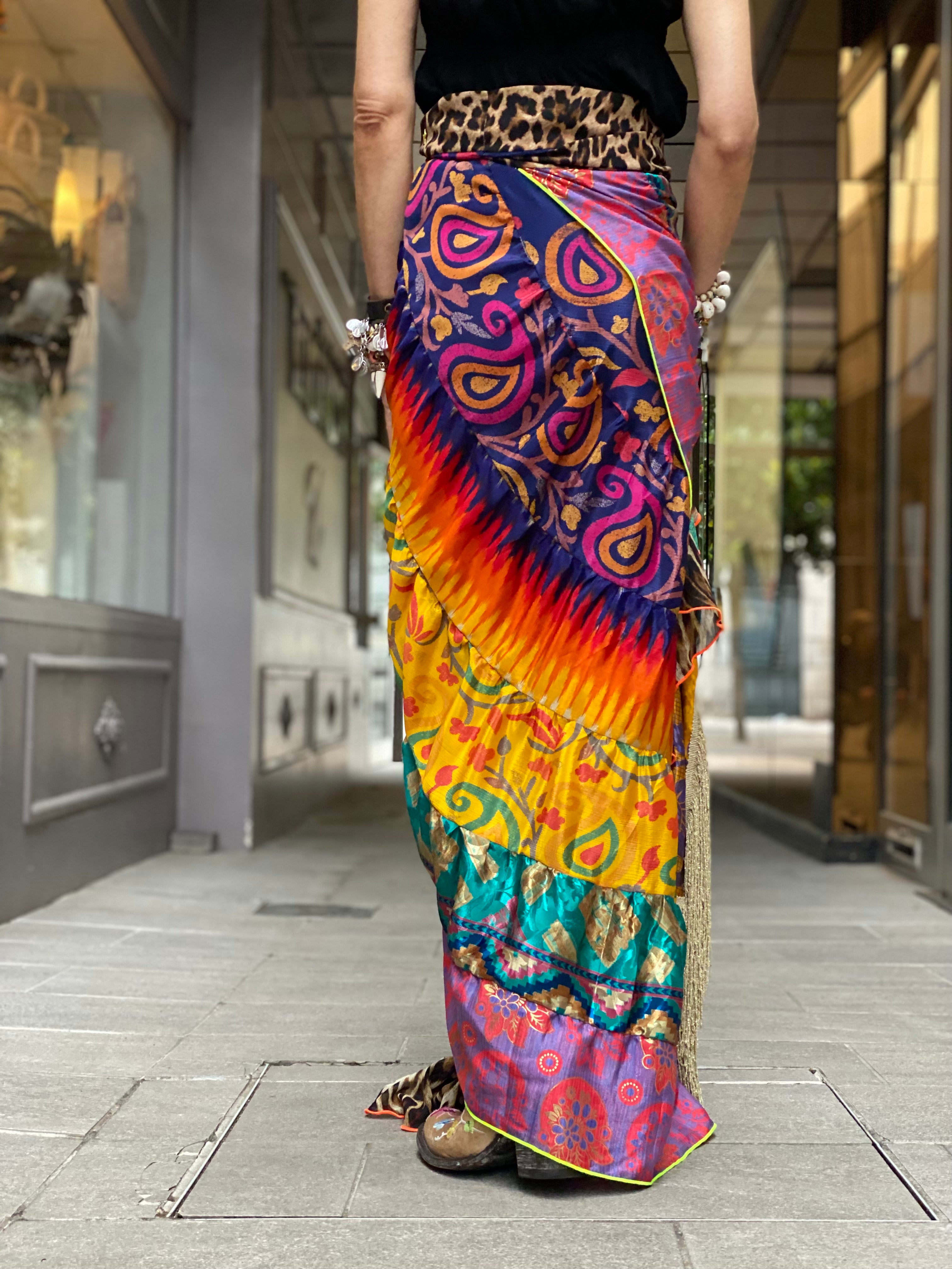 Kaleidoscope long skirt Doll.SA
