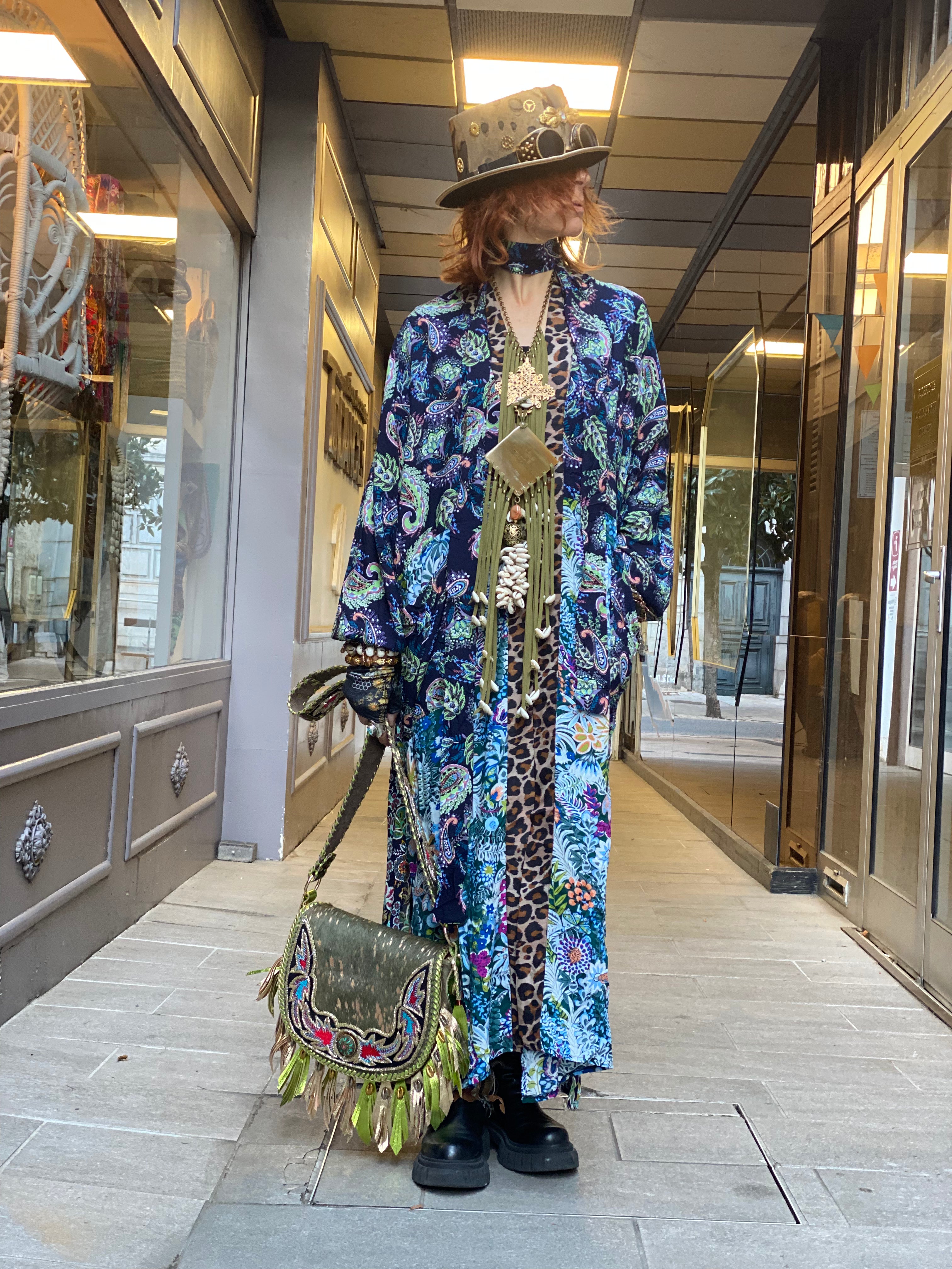 Robe Kimono Fleur de Pirate