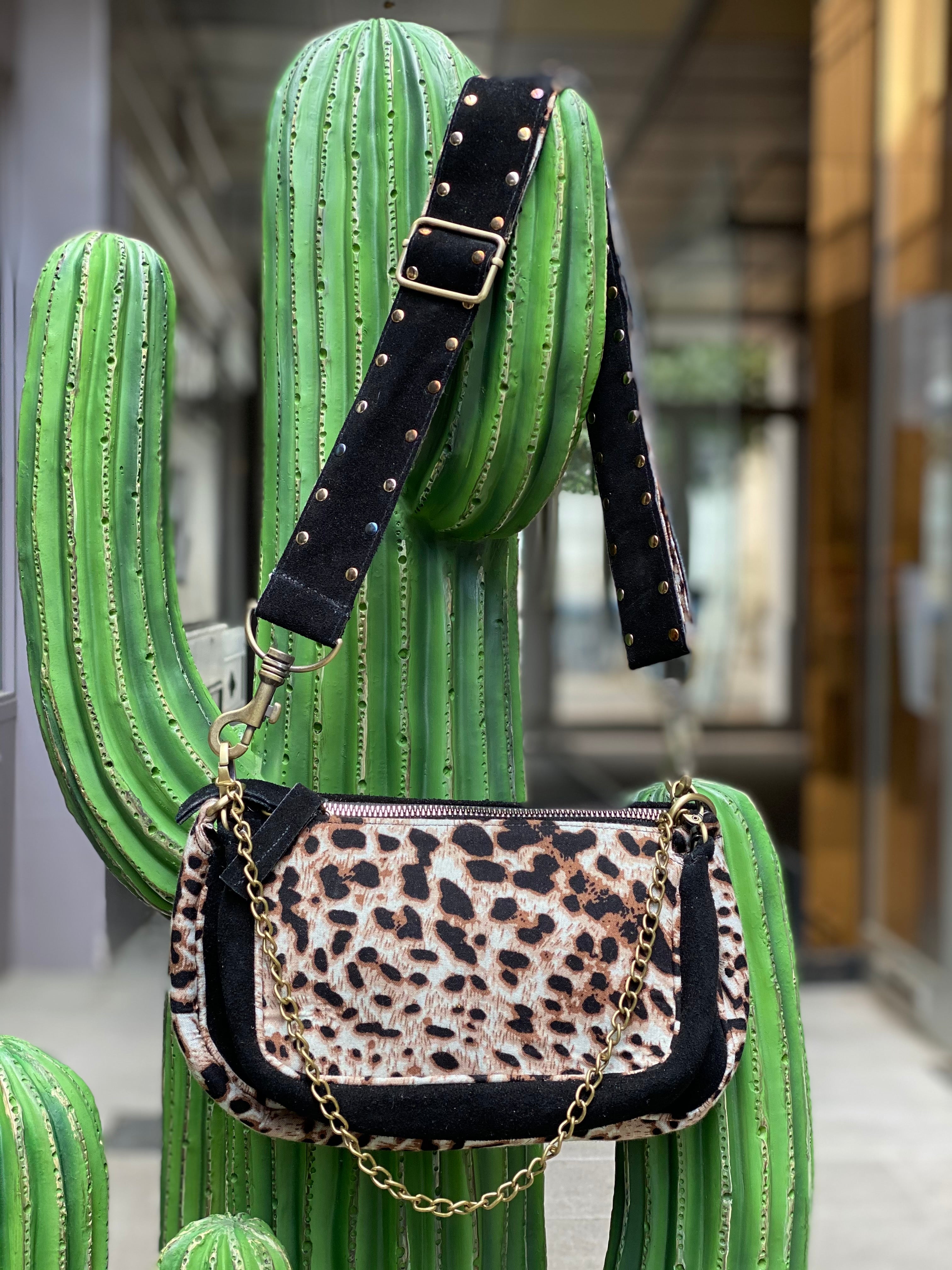 Flower Market Multi Leopard Clutch