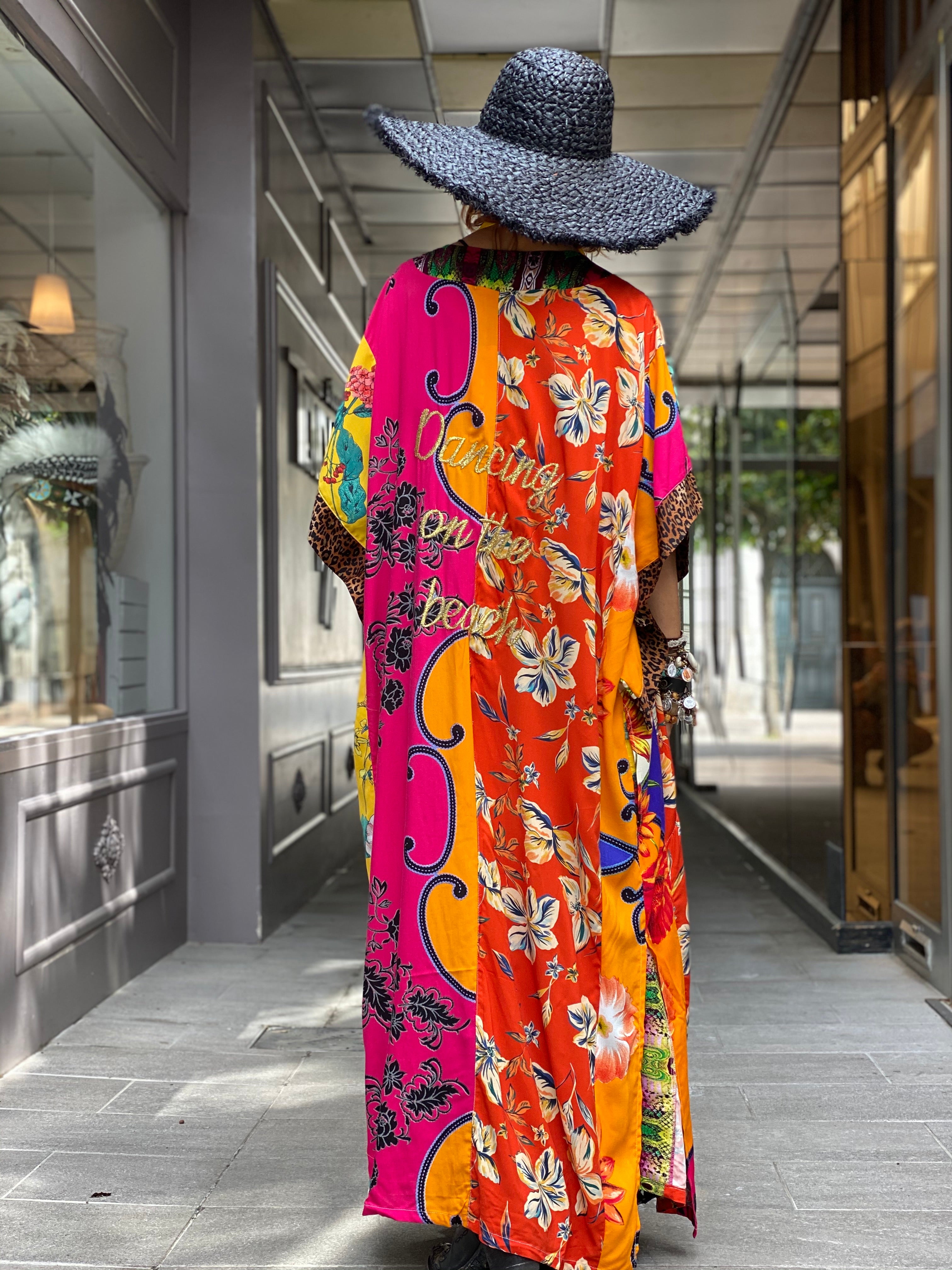 Pirate Flower Long Kimono