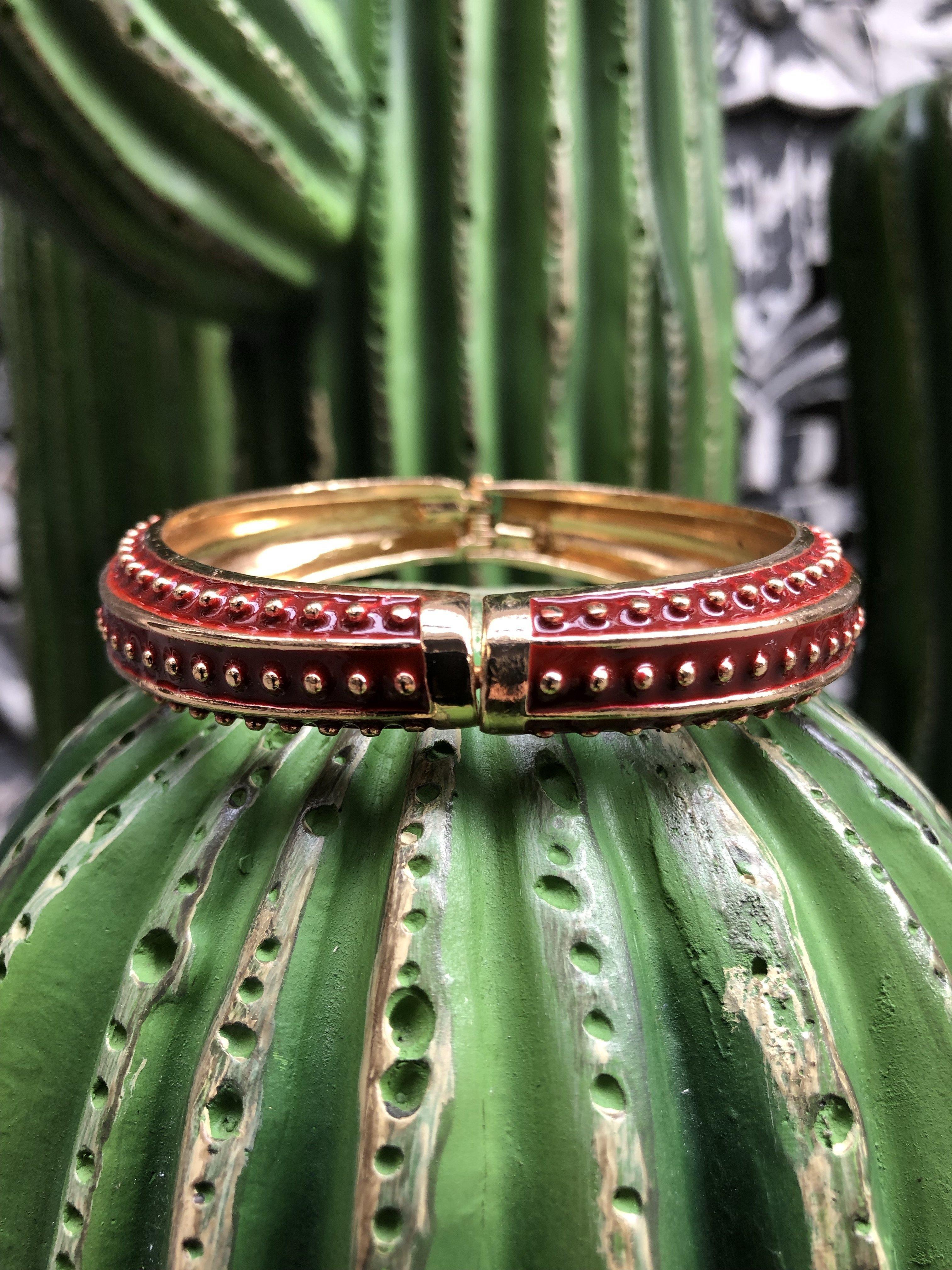 Amok Argelous Polka Dot Bangle