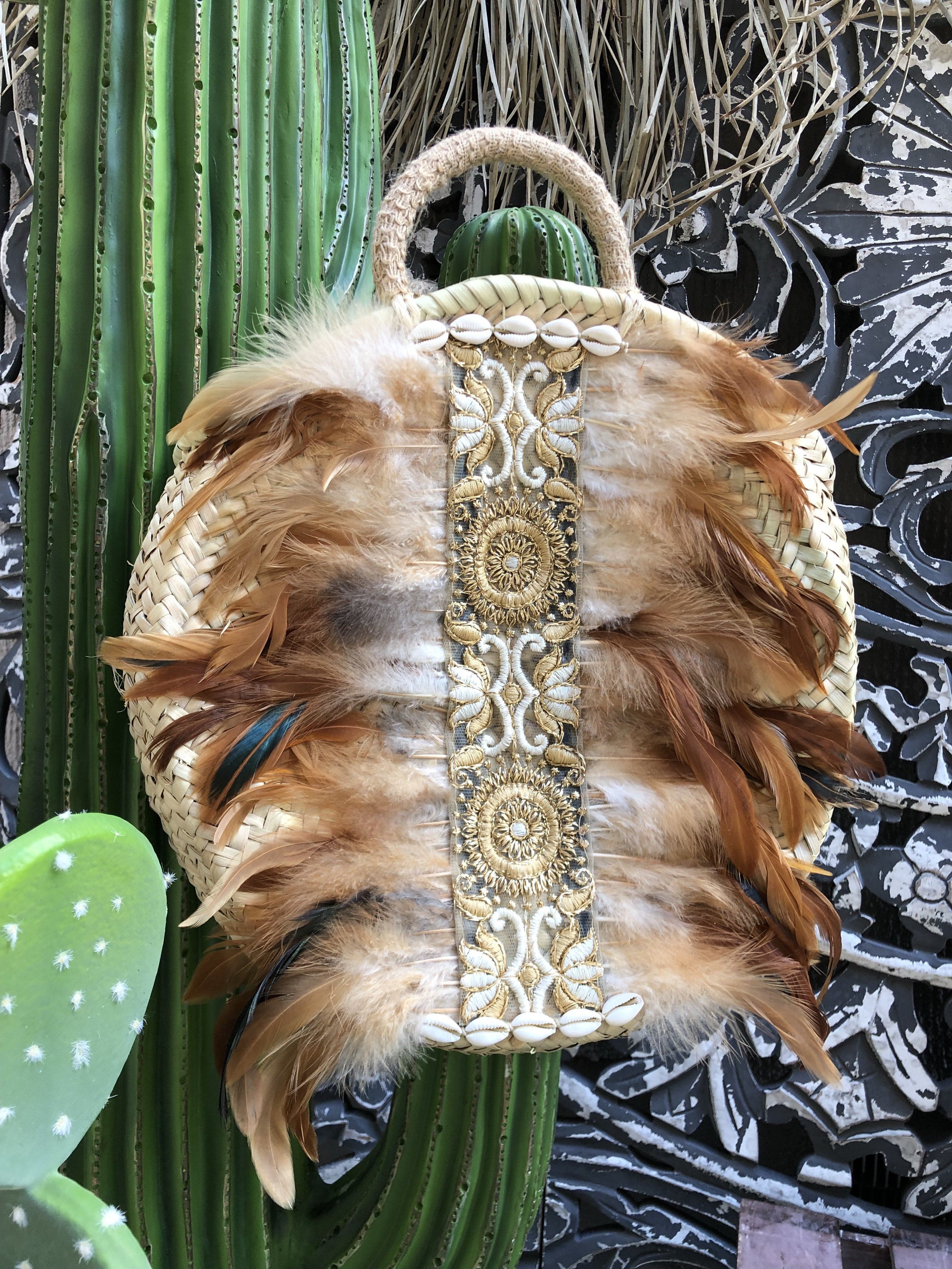 Panier Plumes Sissi