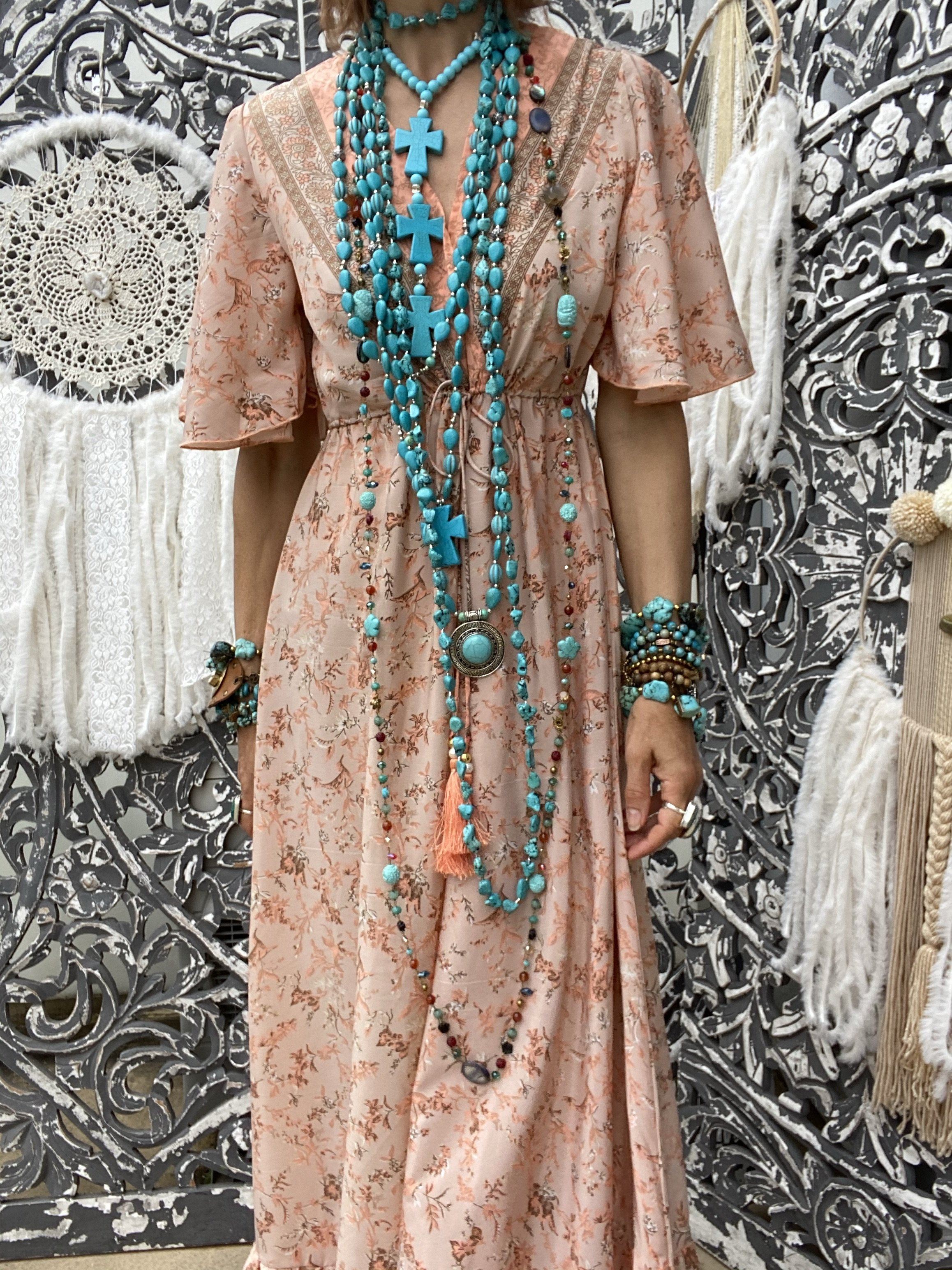 Japan Orange Ylang Sissi long dress