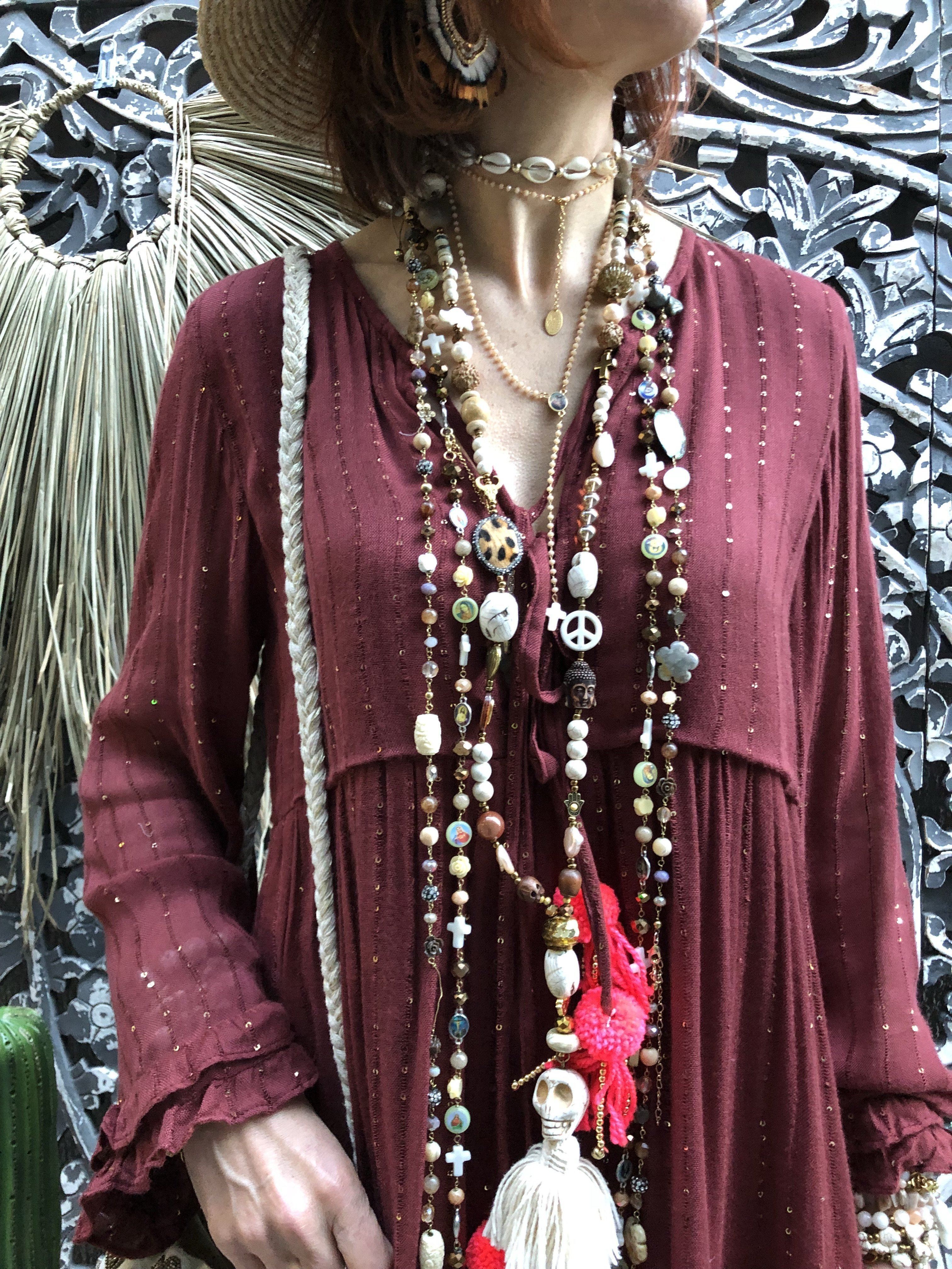 Neo long dress Précieuse Marsala Sundress