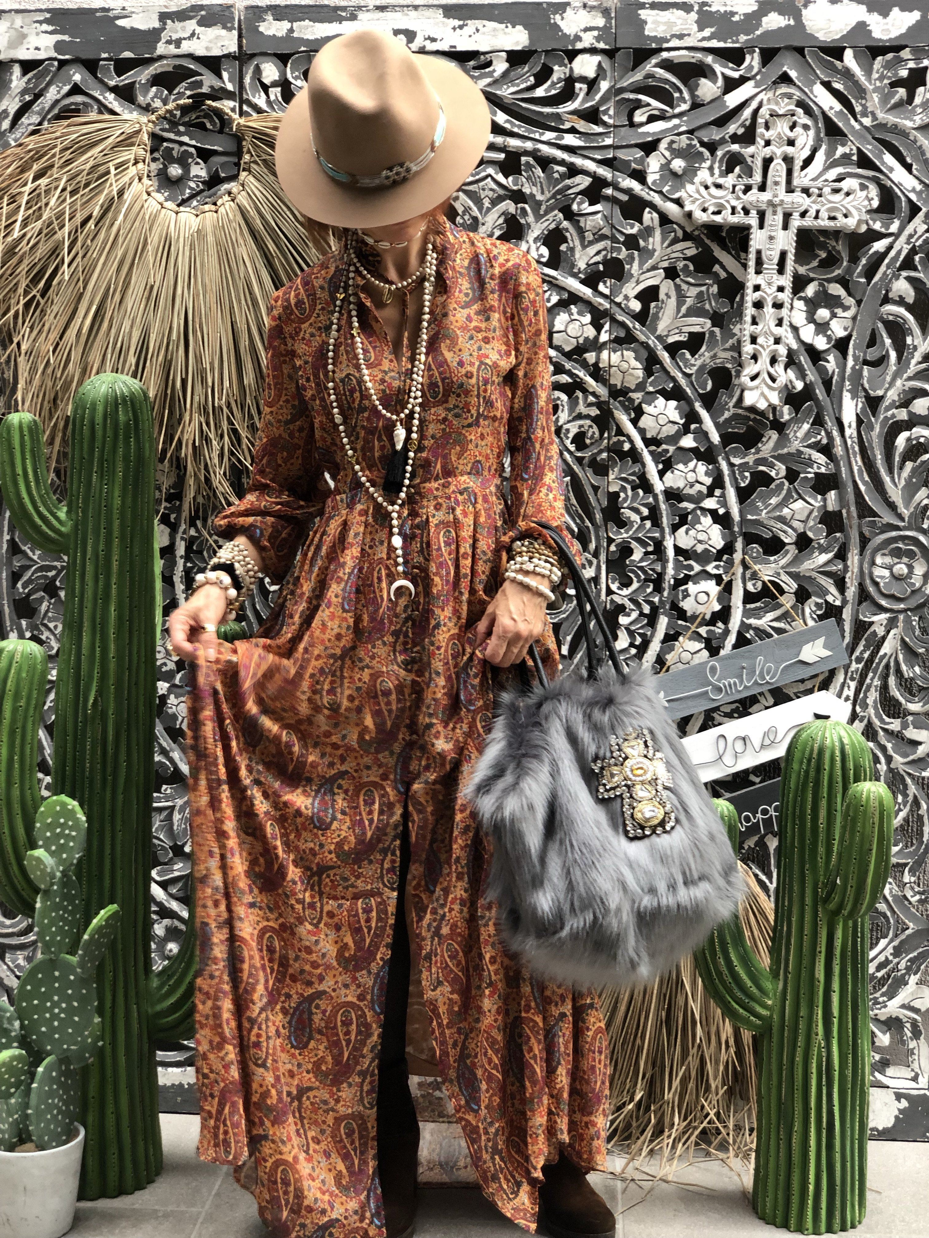 Robe Rebecca Caramel Amenapih