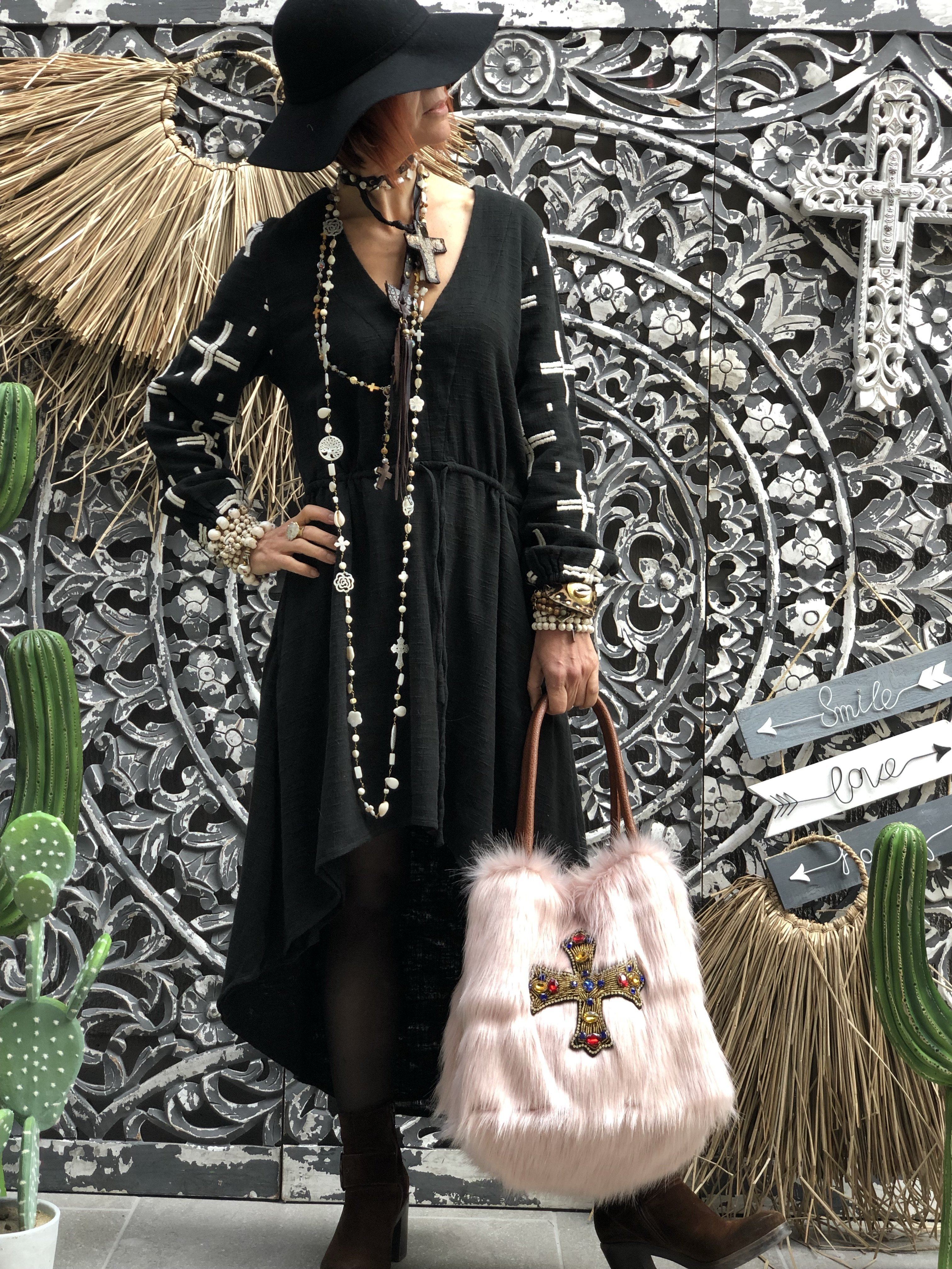 Shagun Black Sundress Dress