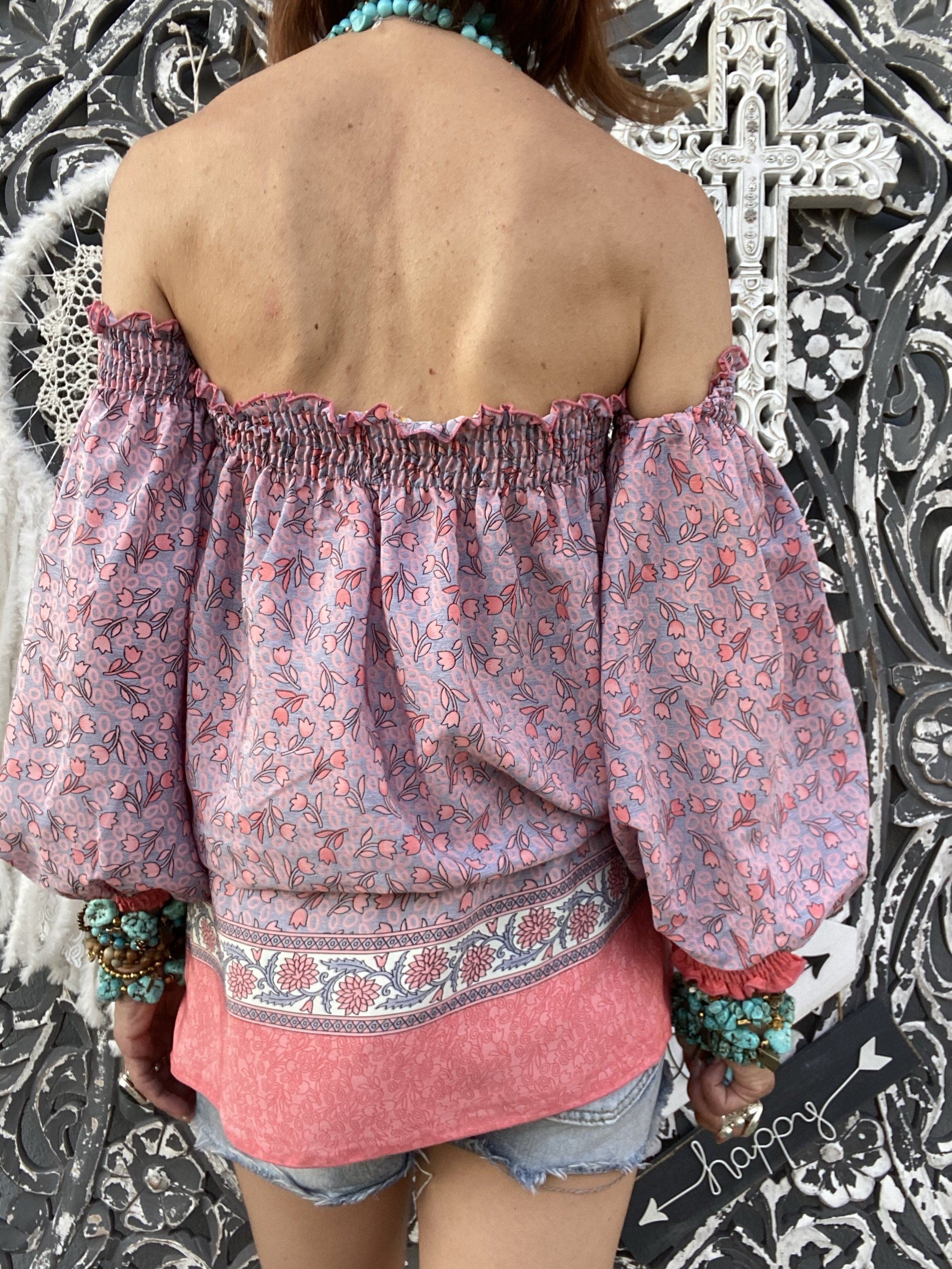Top Flower Pink Daliah Sissi