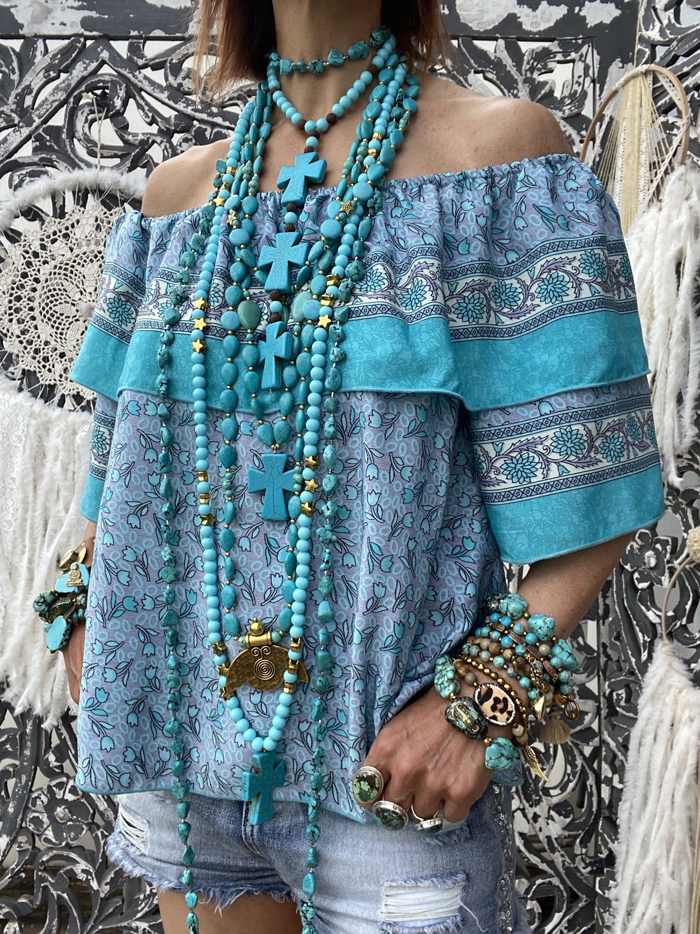 Top Flower Turquoise Musk Sissi