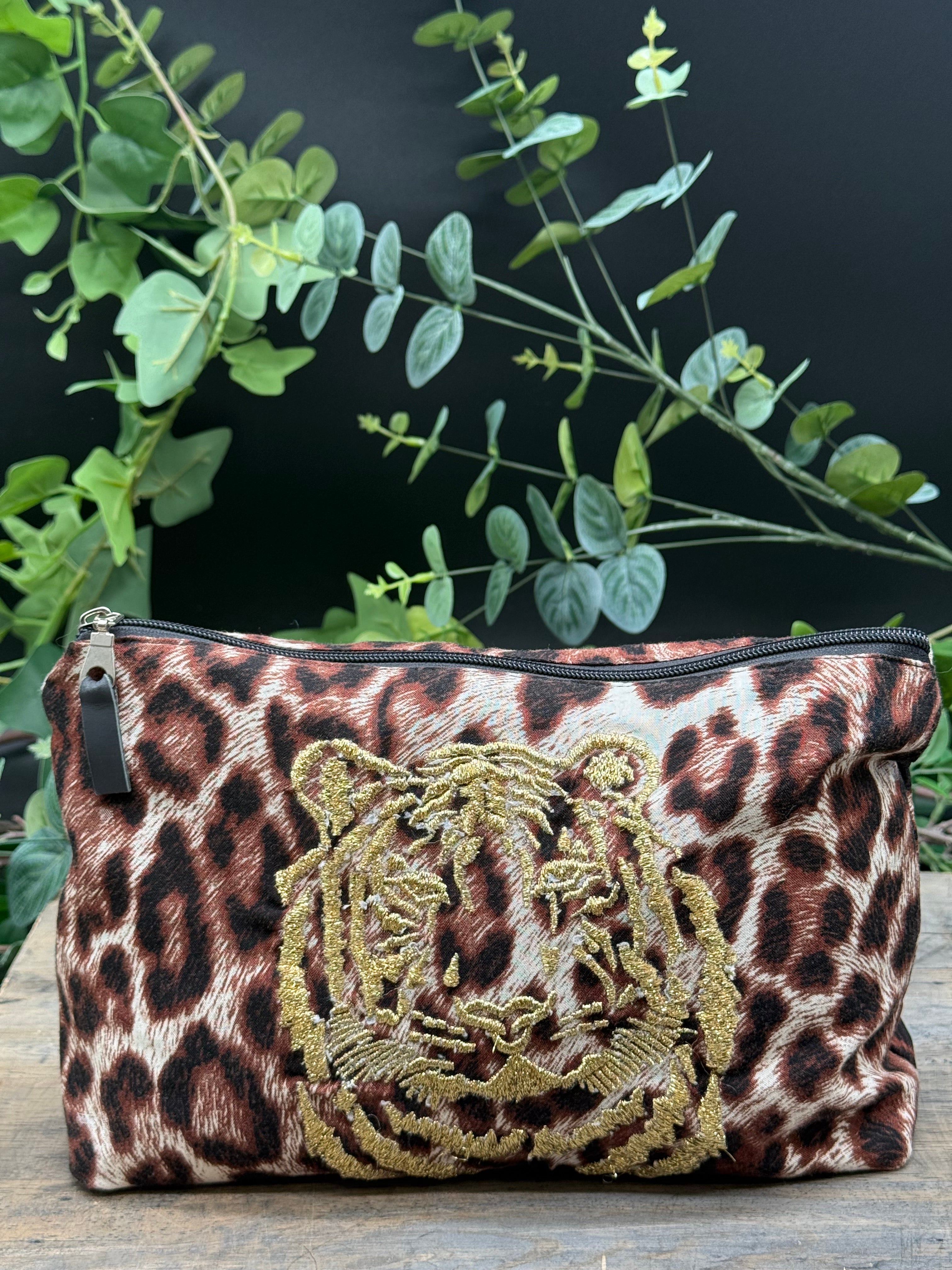 Pochette Léopard Fleur de Pirate