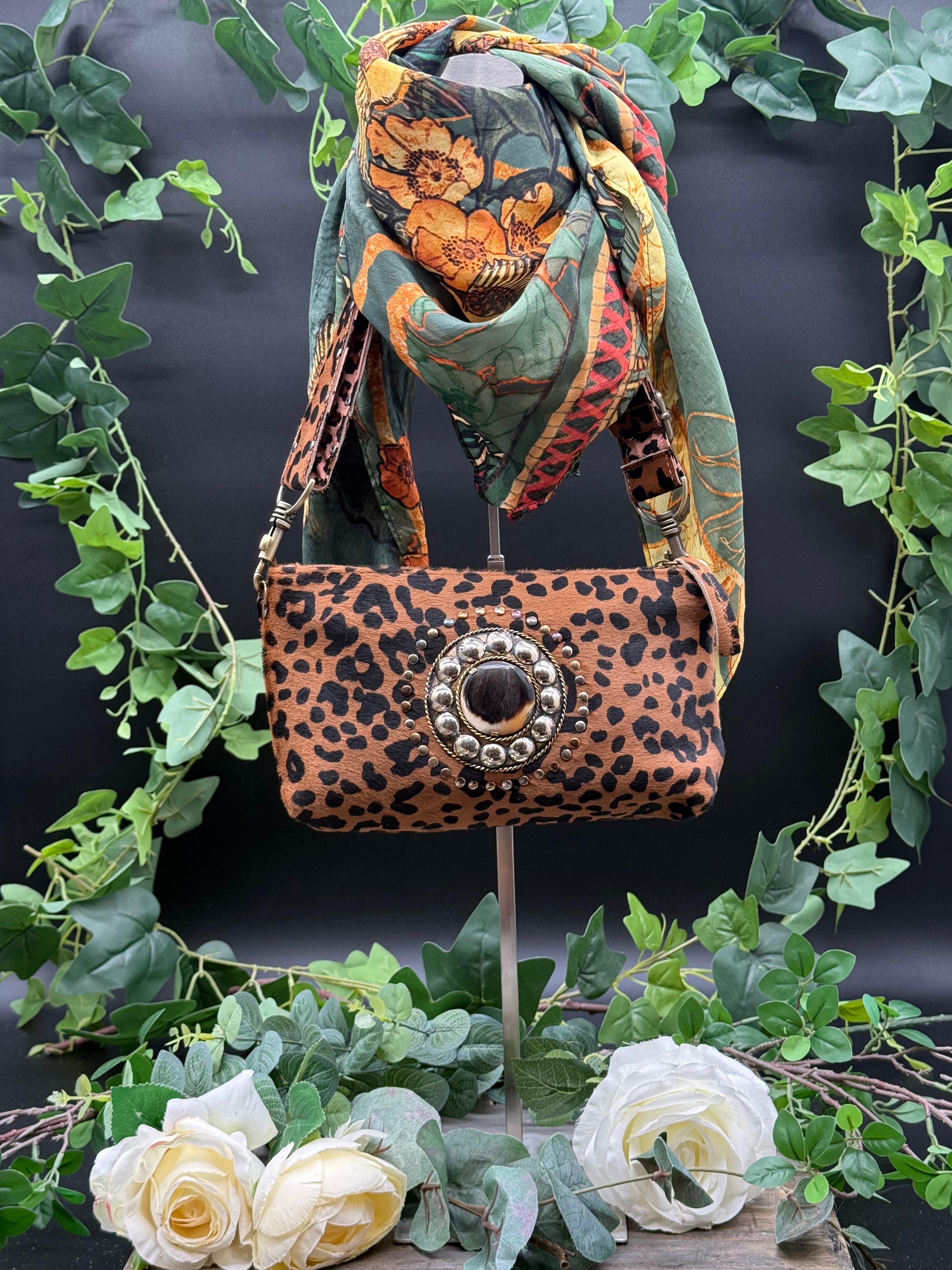 Pochette Léopard Make-Up Flower Market