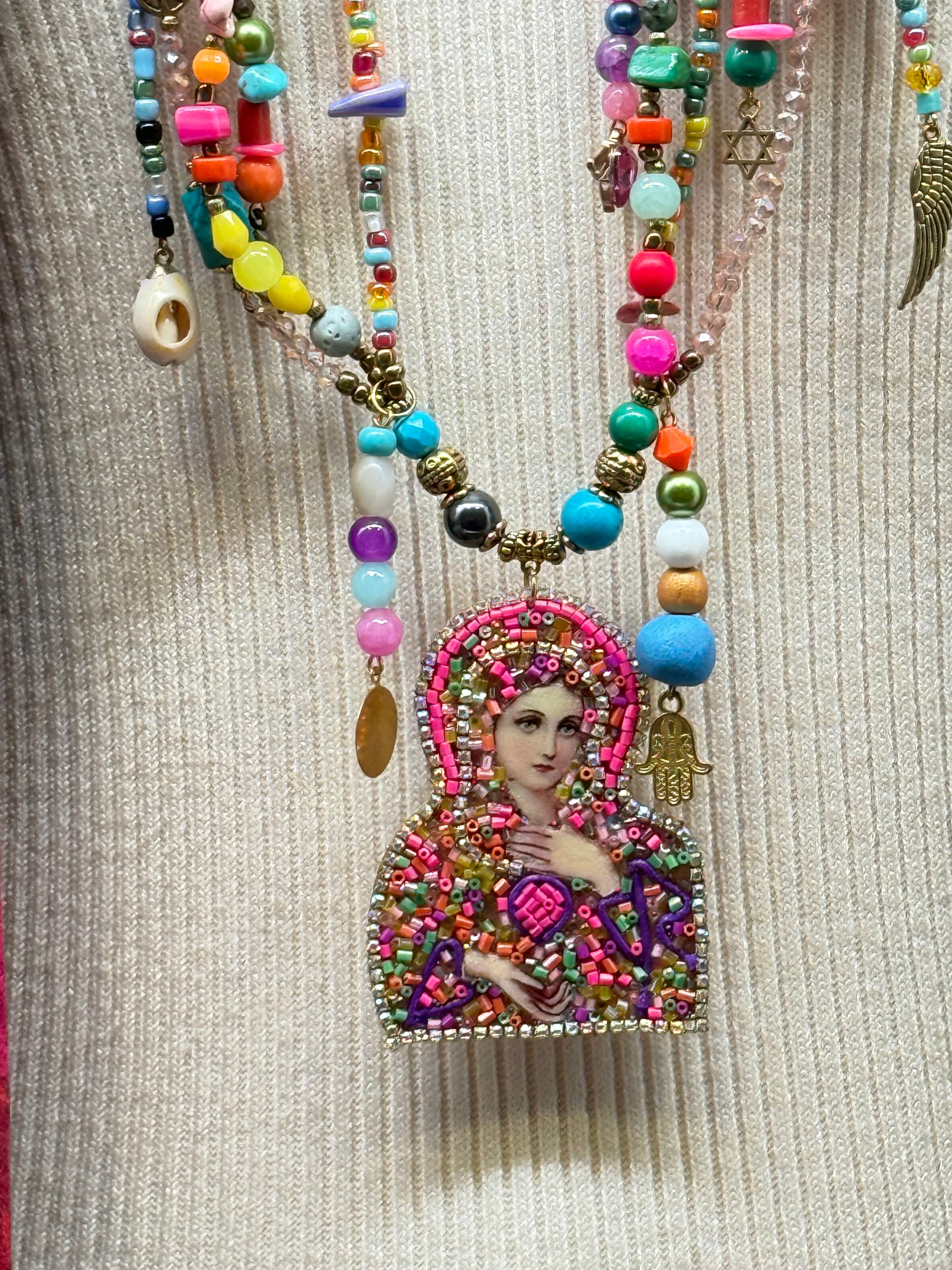 Sautoir T’as vu la Vierge!?