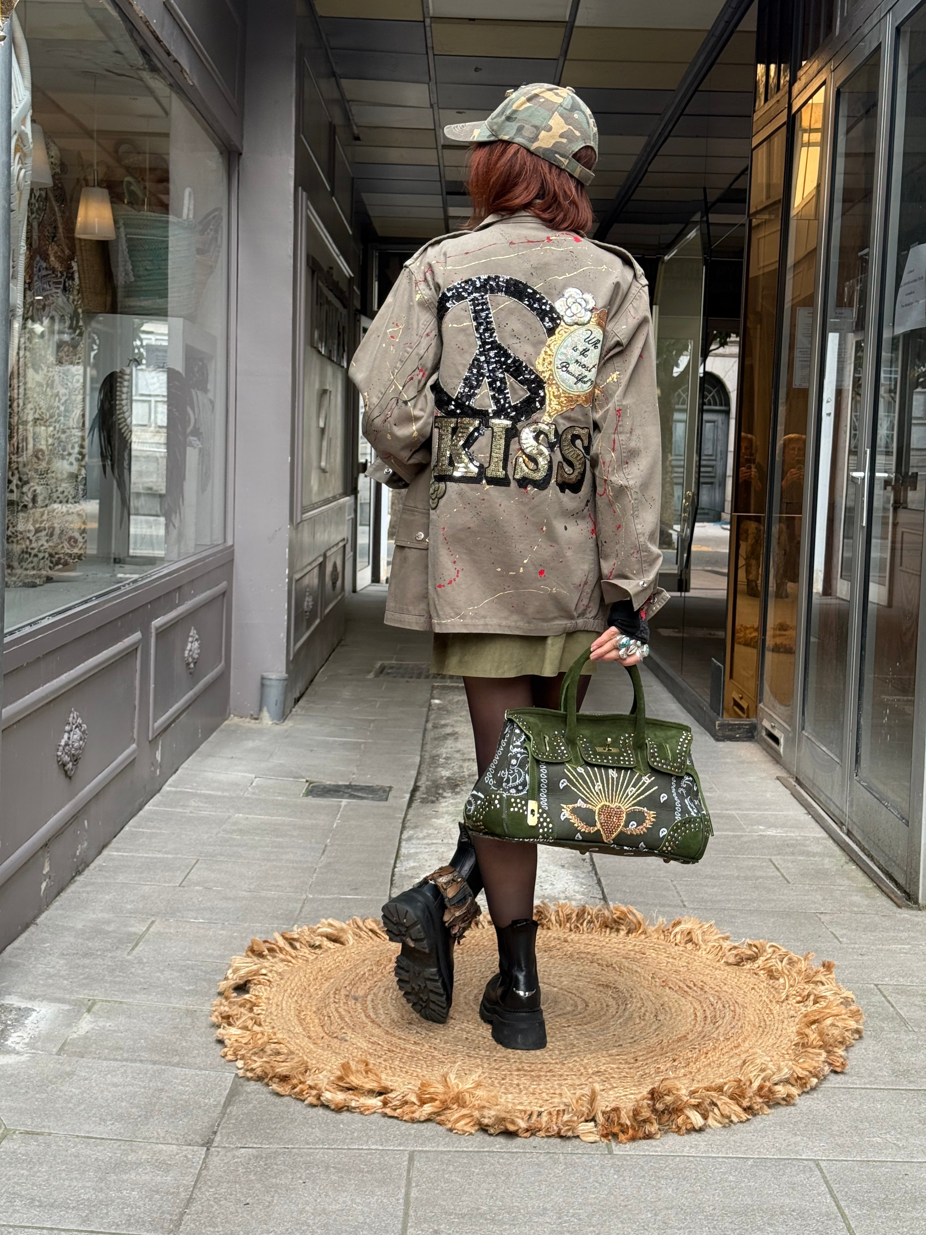 Veste militaire Poupée de Soie