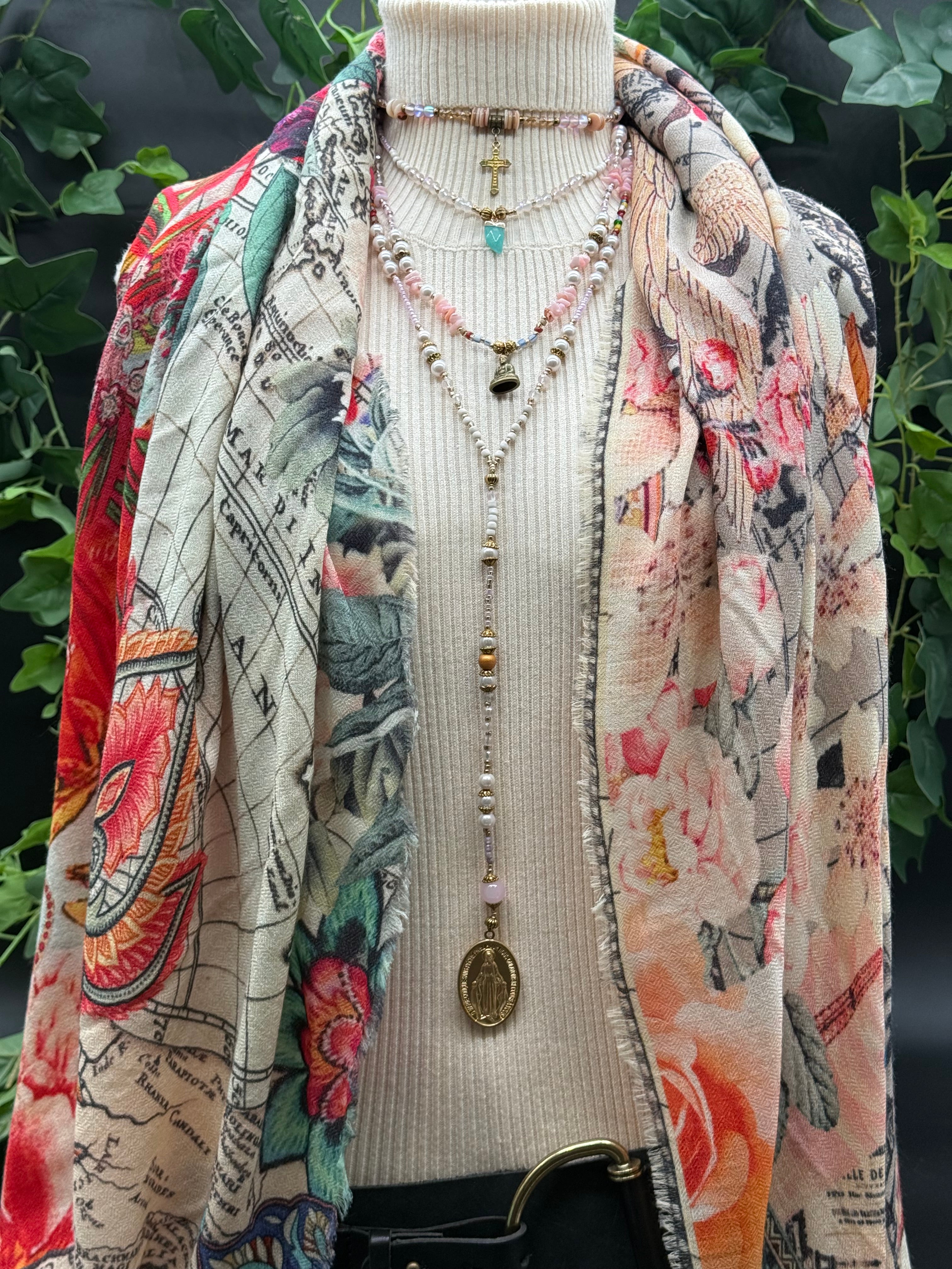 Sautoir T’as vu la Vierge!?