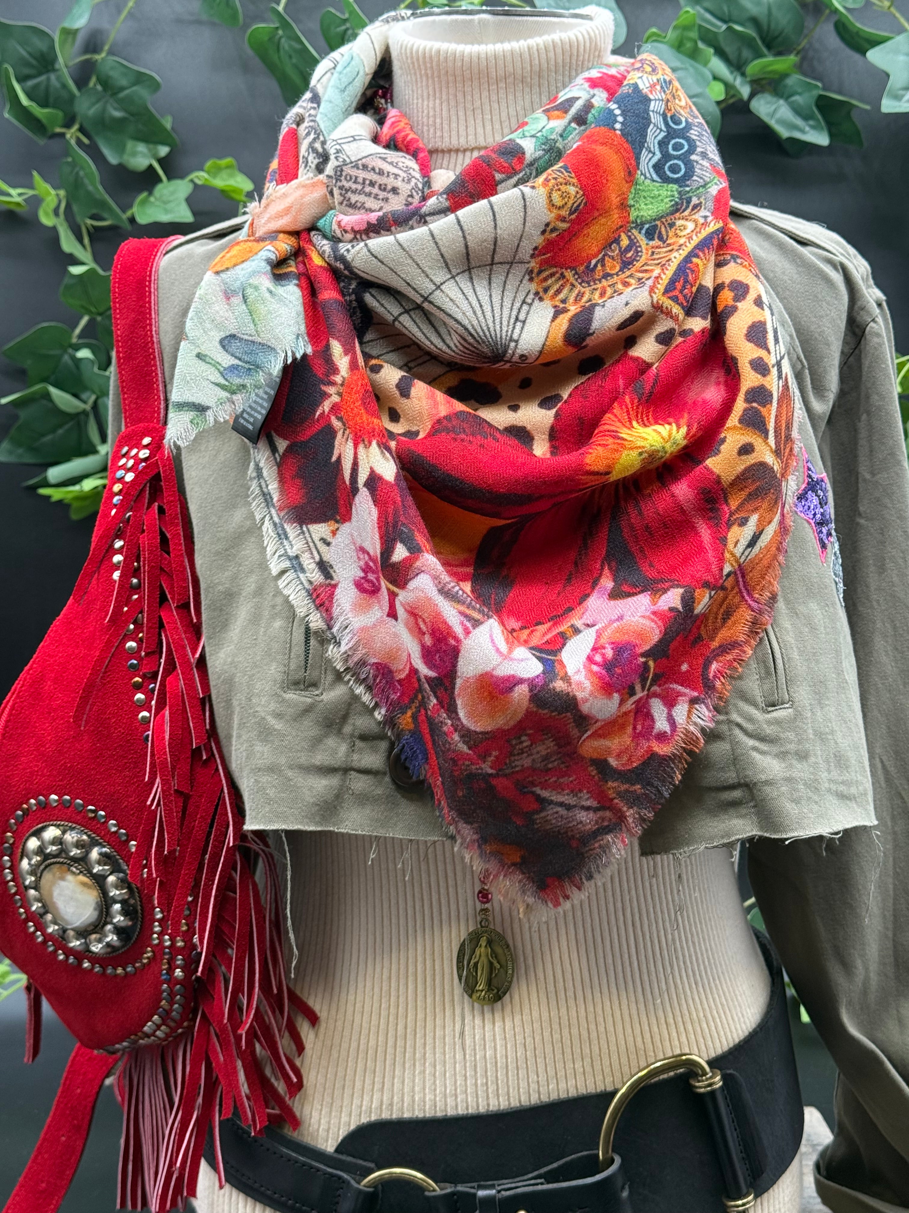 Grand Carré Cachemire Brokante