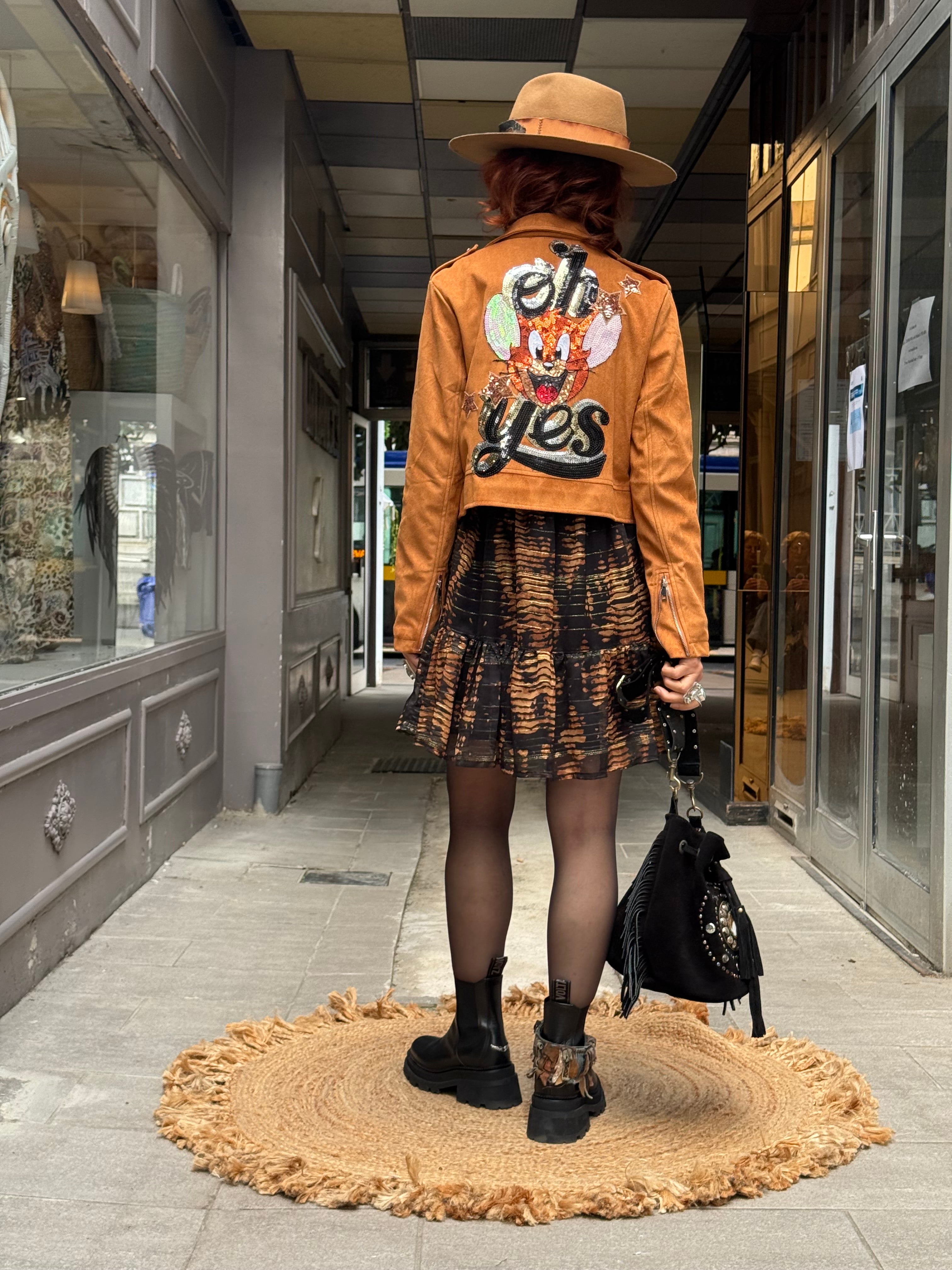 Blouson Perfecto Poupée de Soie