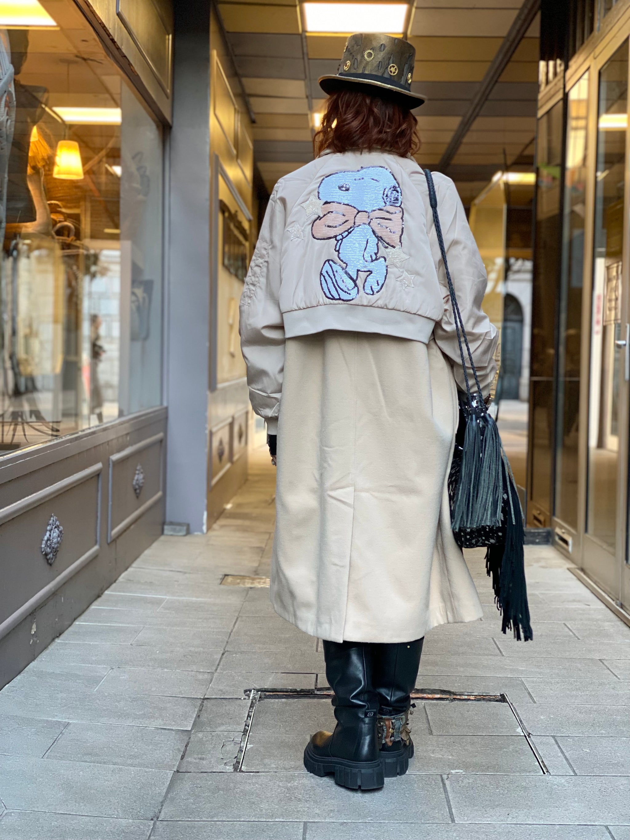 Trench Bomber Poup?�e de Soie