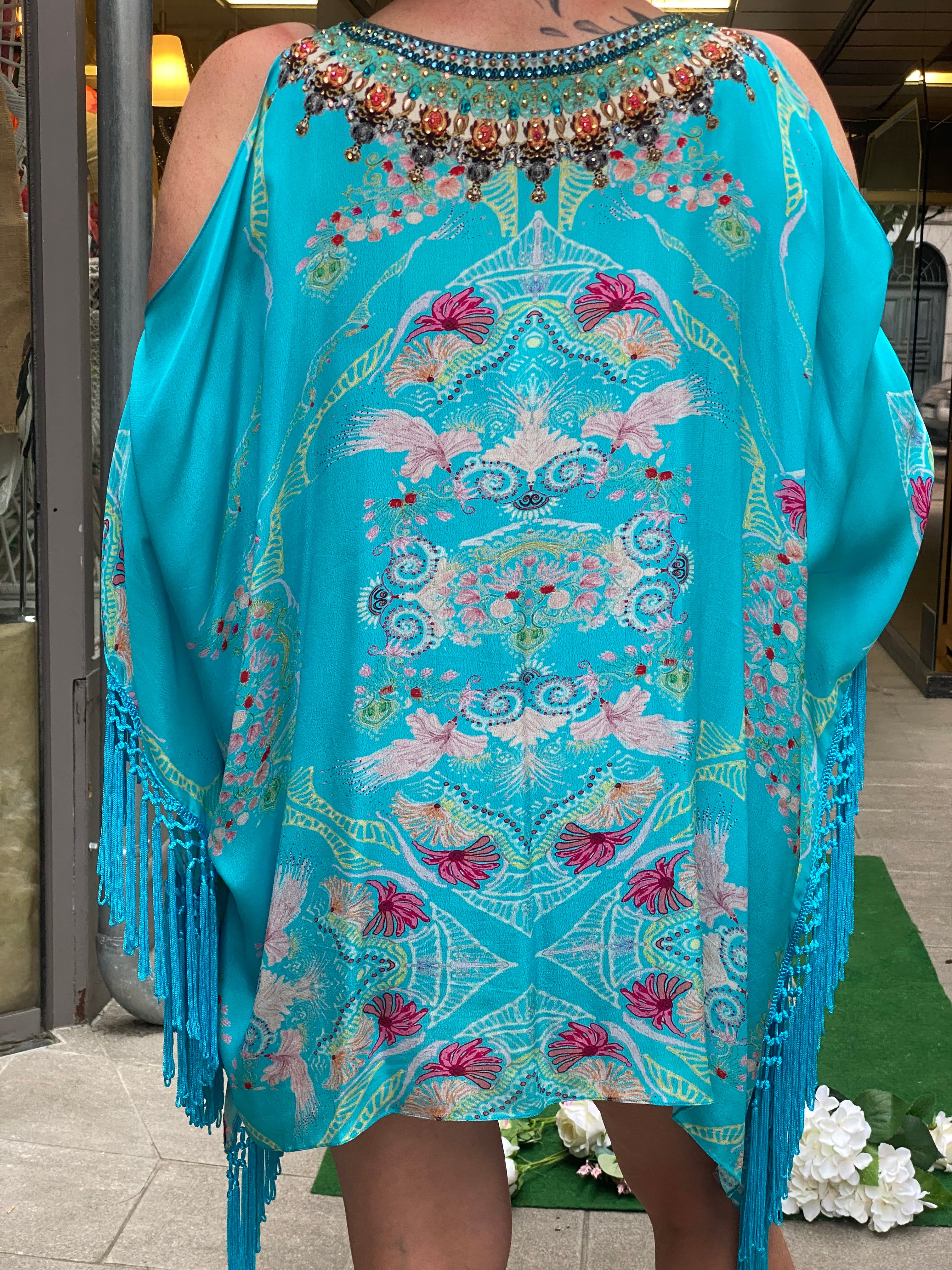 Top Kaftan Franges Feel the Sky Czarina