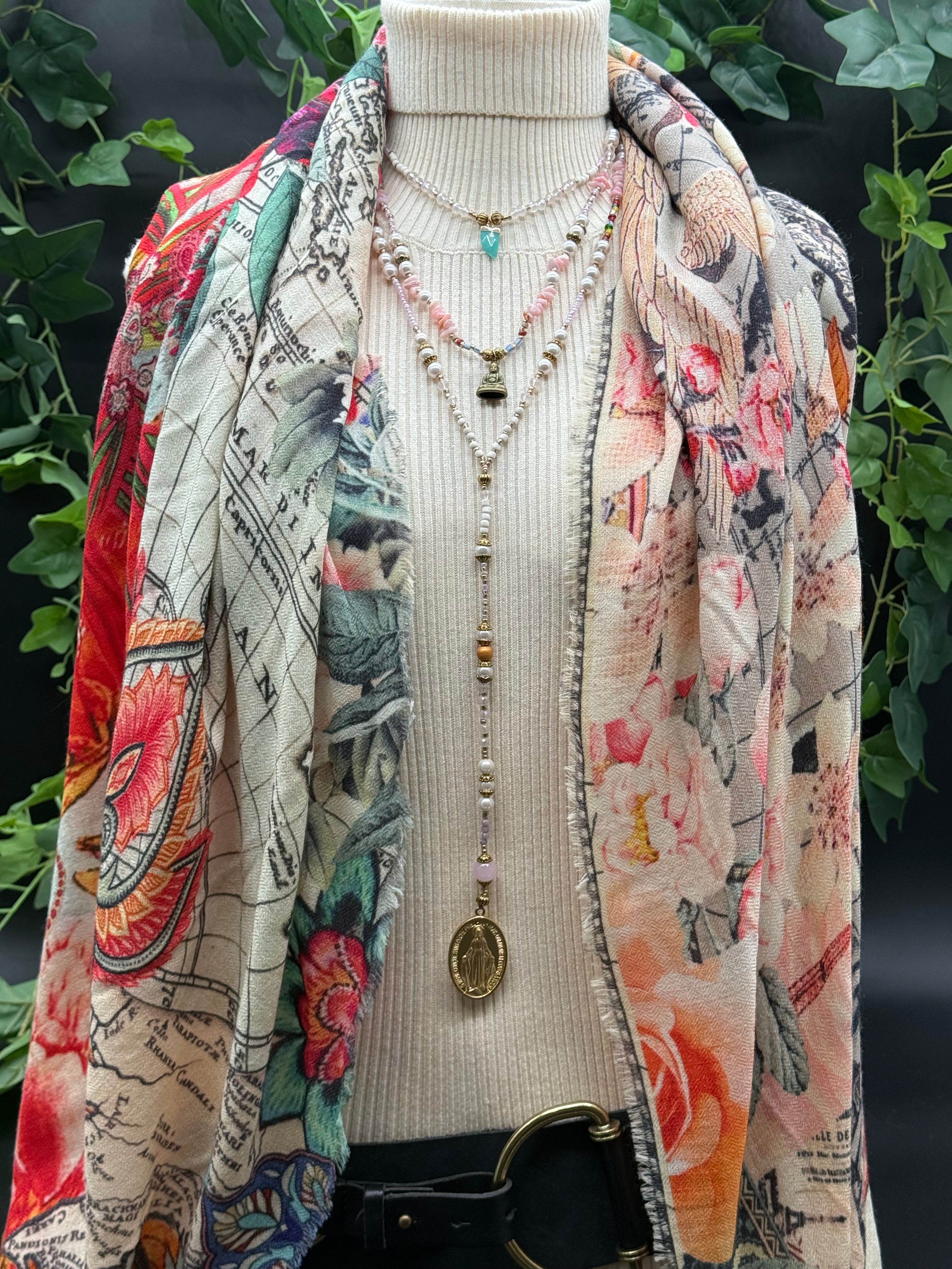 Sautoir T’as vu la Vierge!?