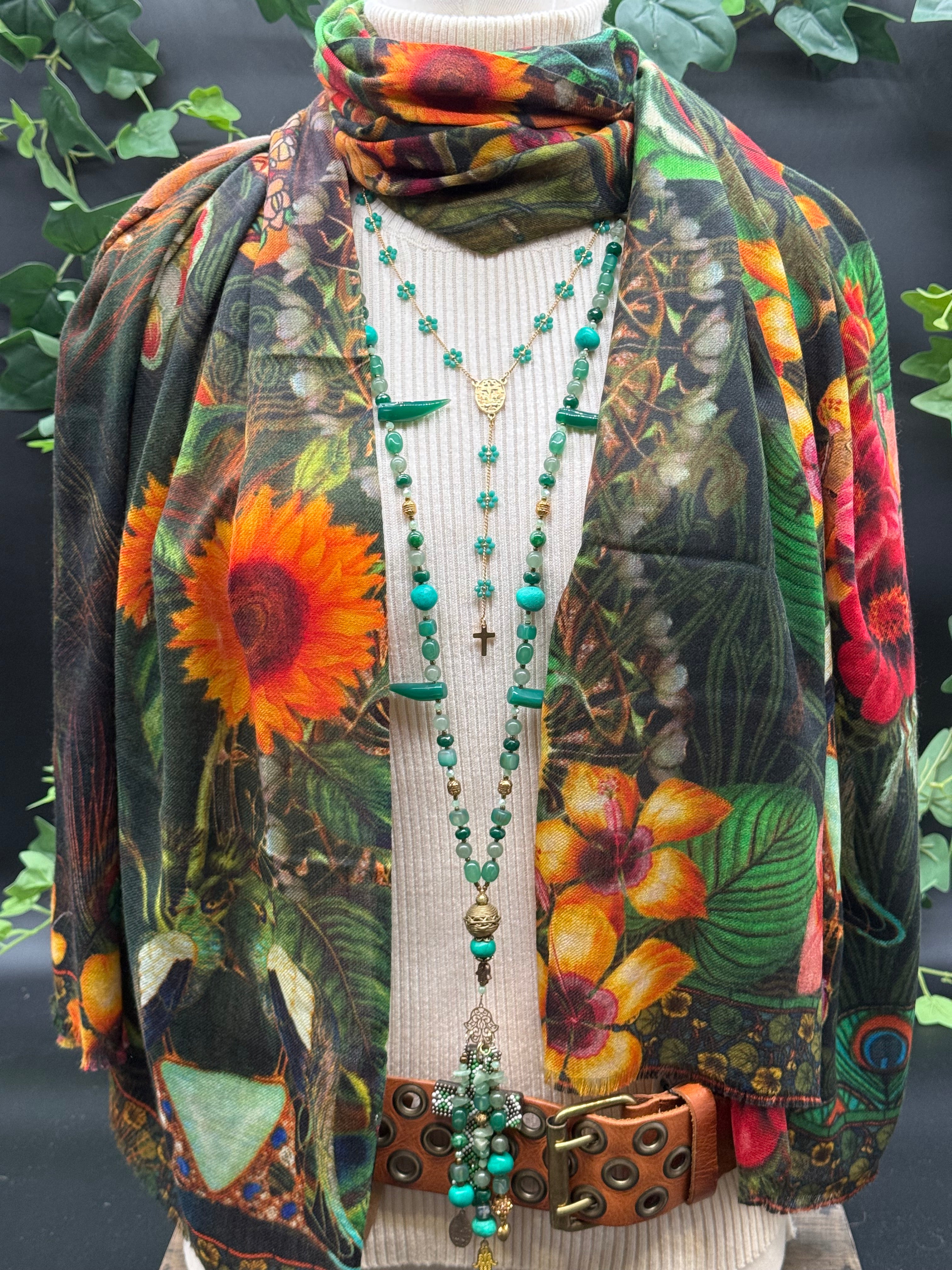 Écharpe Cachemire Brokante