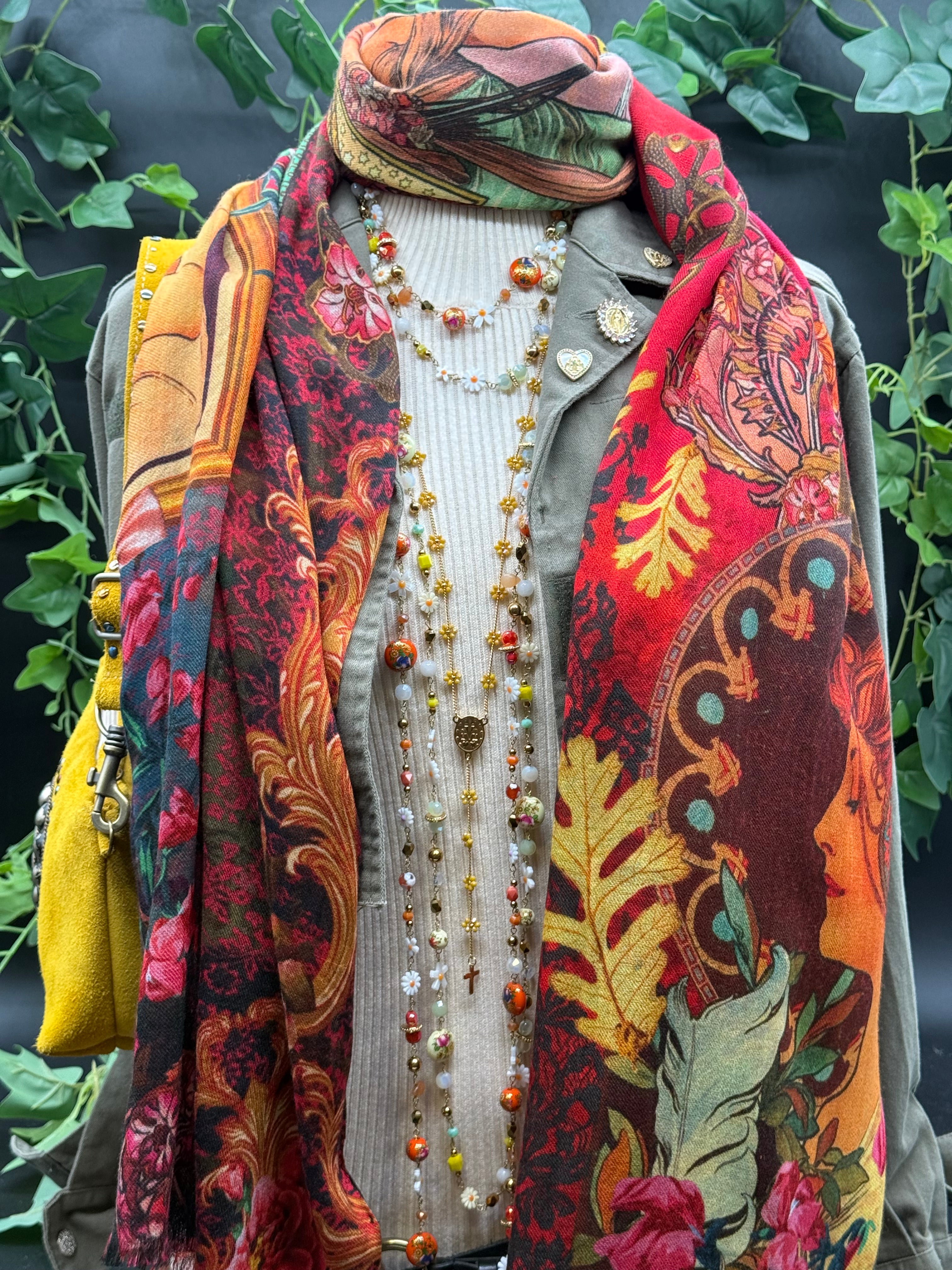 Écharpe Cachemire Brokante