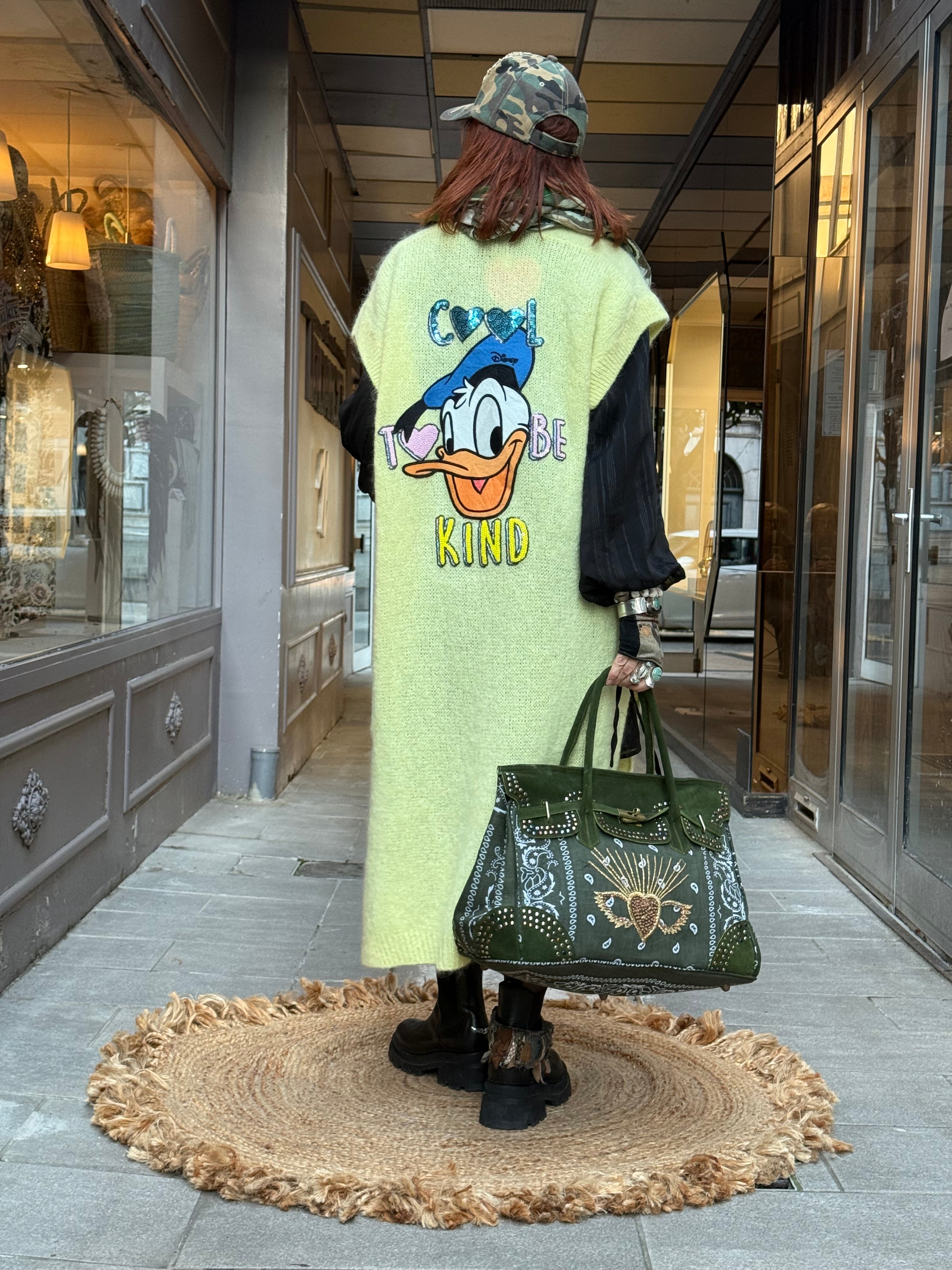 Gilet long sans manche Poupée de Soie