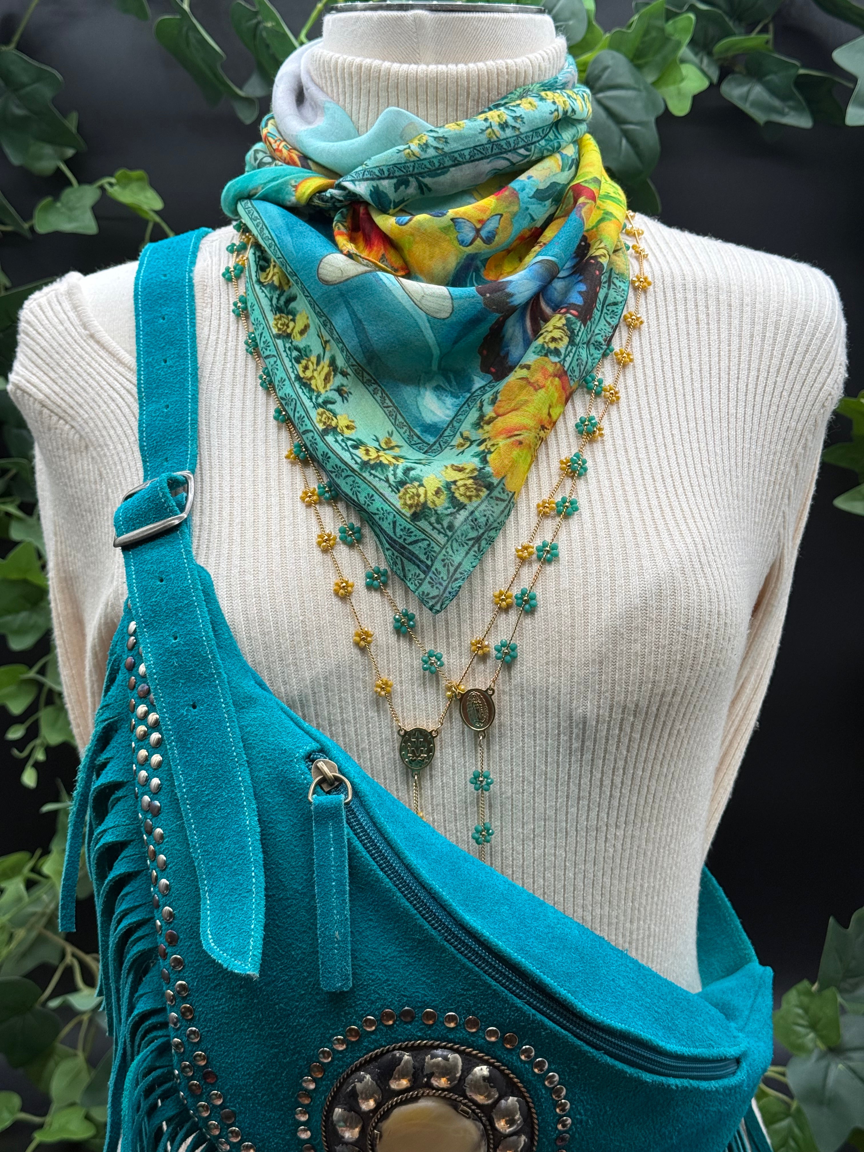 Carré Modal Aphrodite Citron Brokante