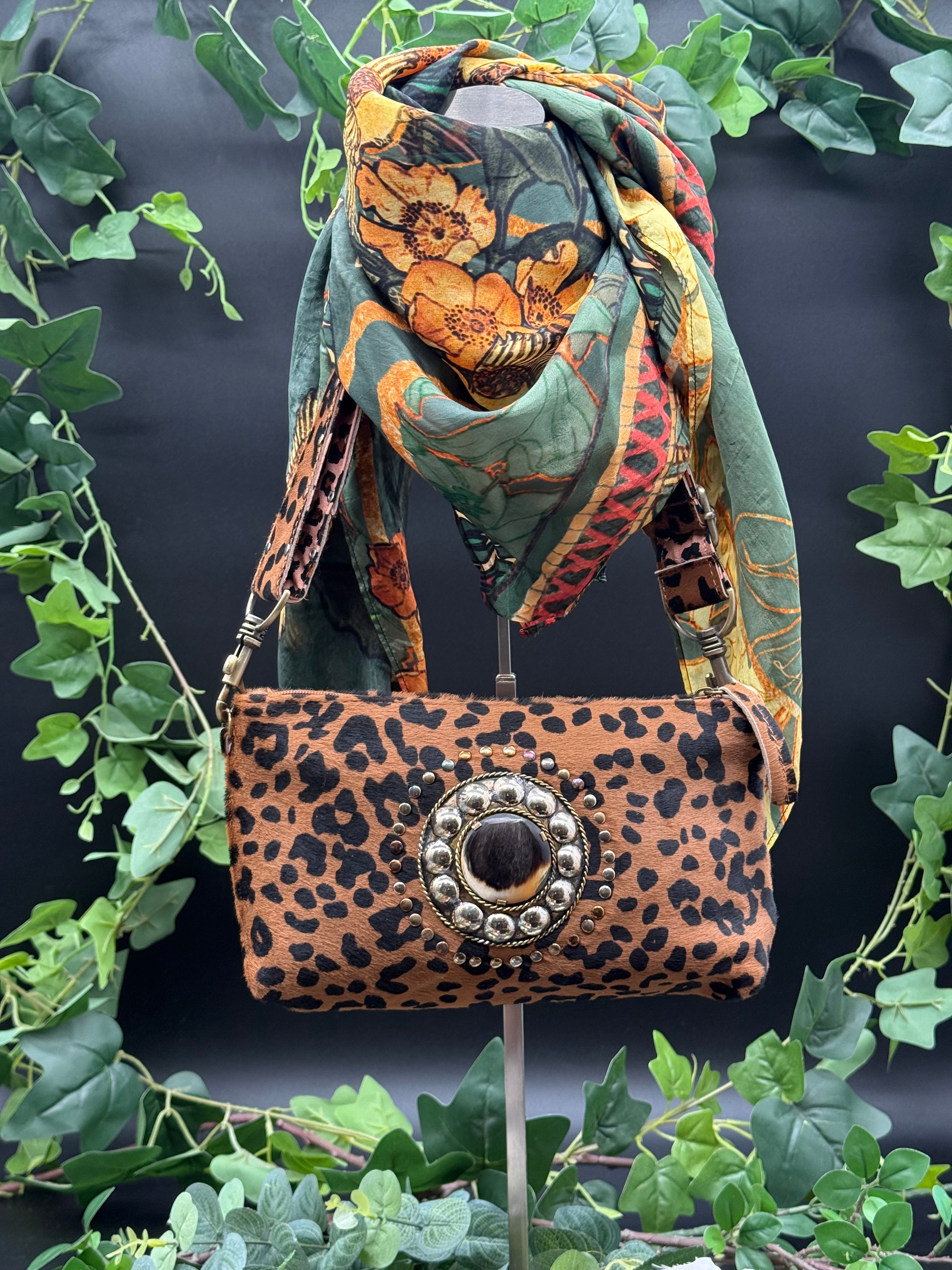 Pochette Léopard Make-Up Flower Market