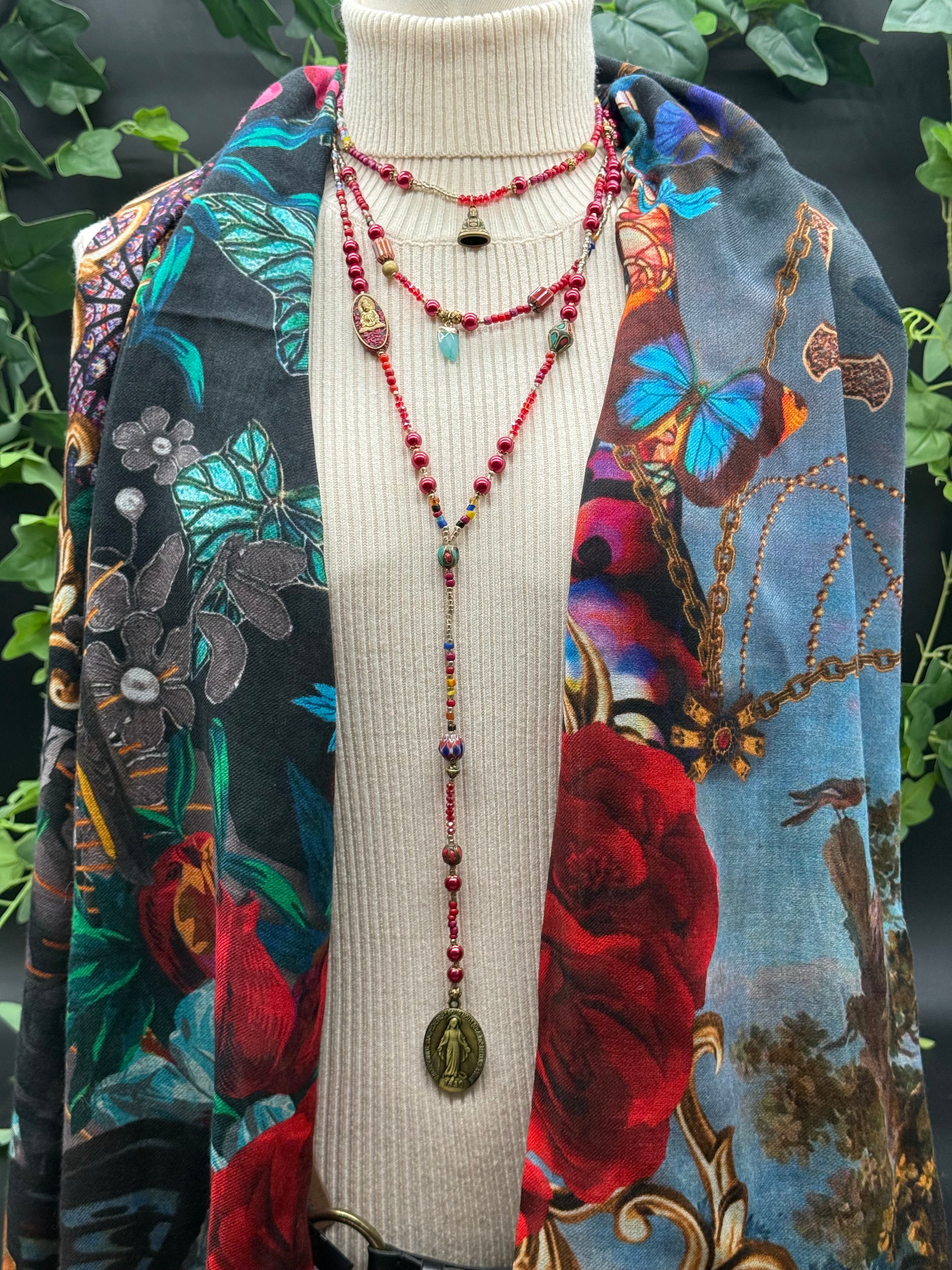 Sautoir T’as vu la Vierge!?