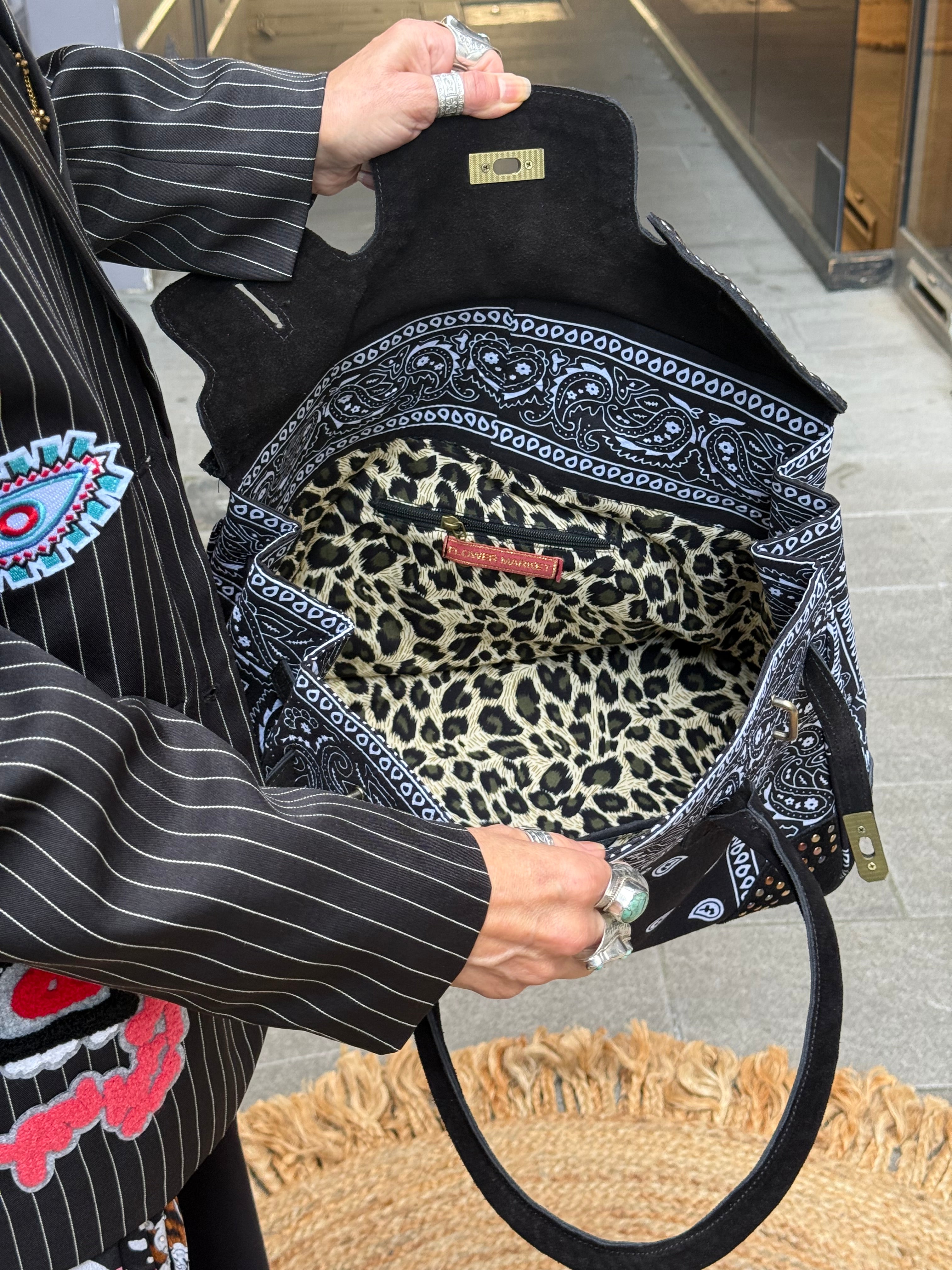 Sac Kelly Bandana Flower Market