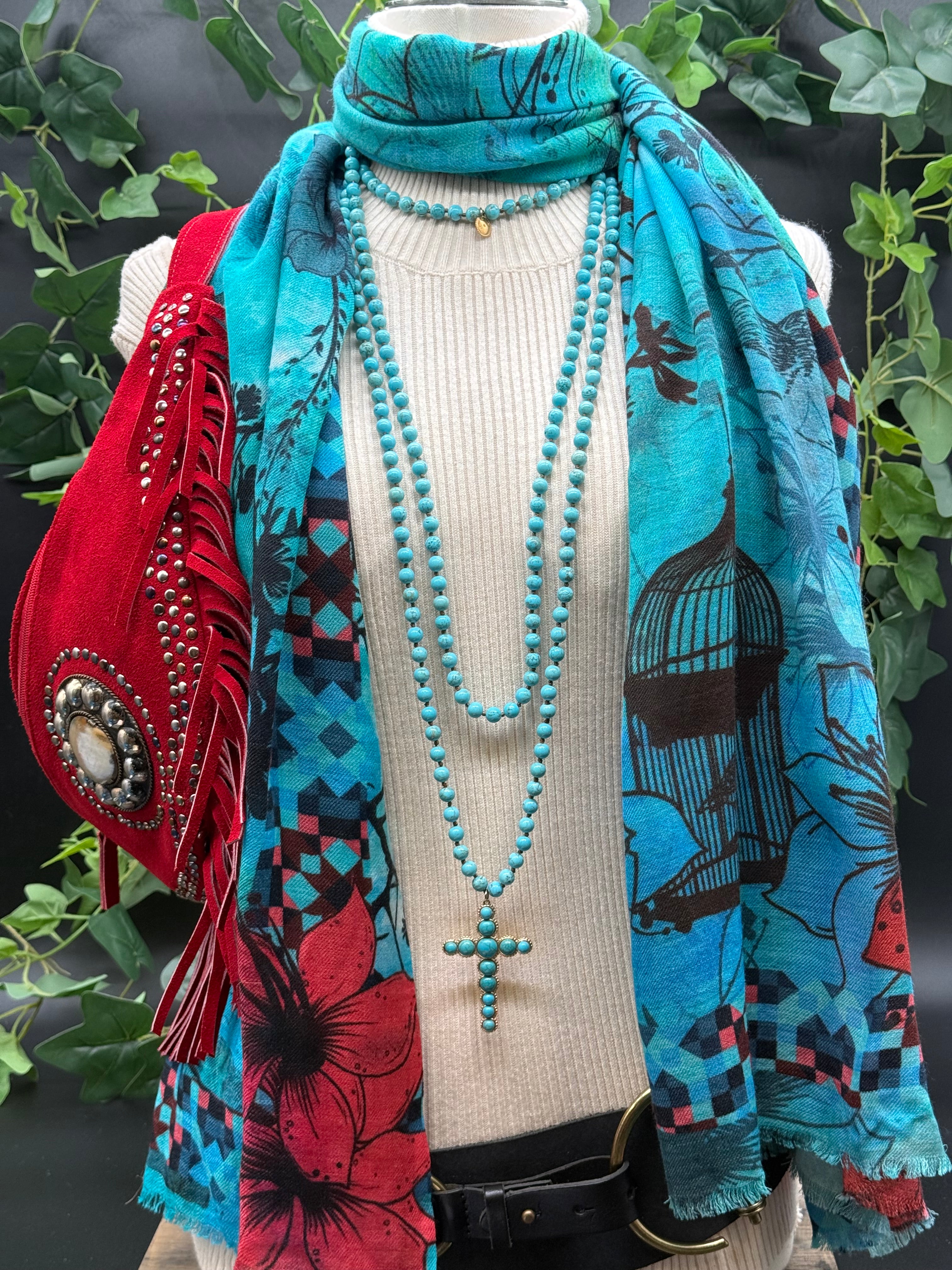 Sautoir Croix Shabada