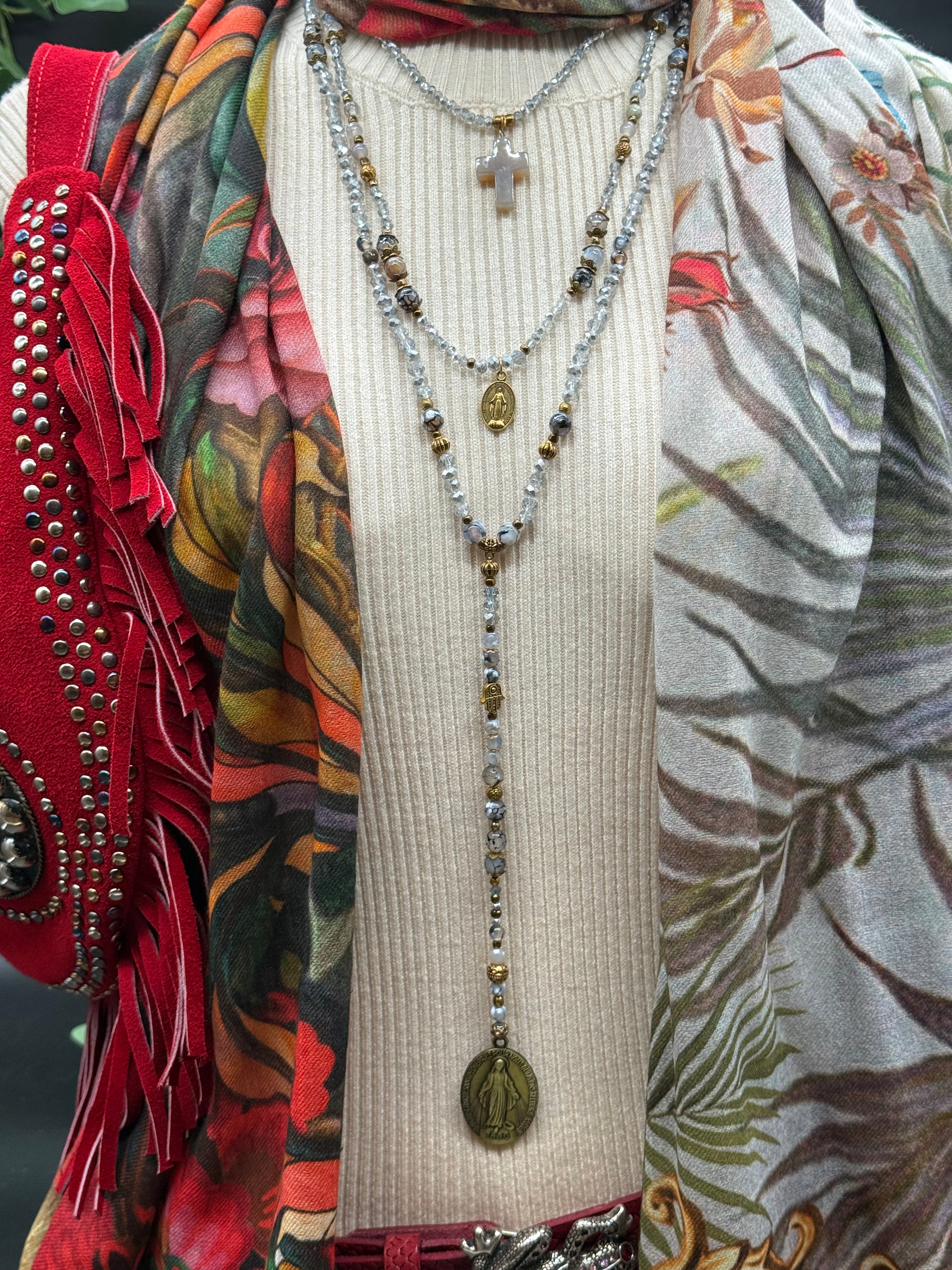 Sautoir T’as vu la Vierge!?