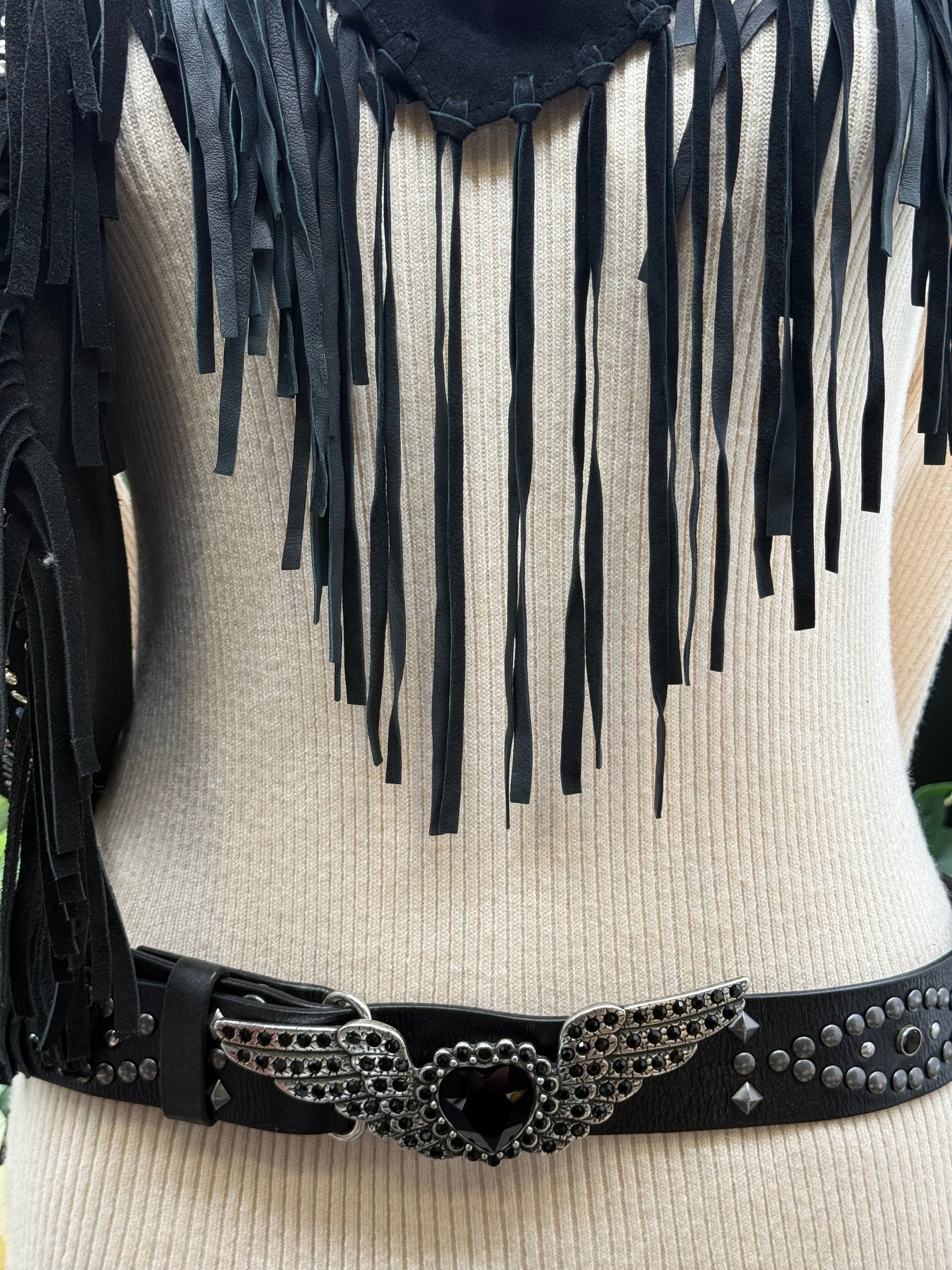 Ceinture Cuir Rivets Yolète