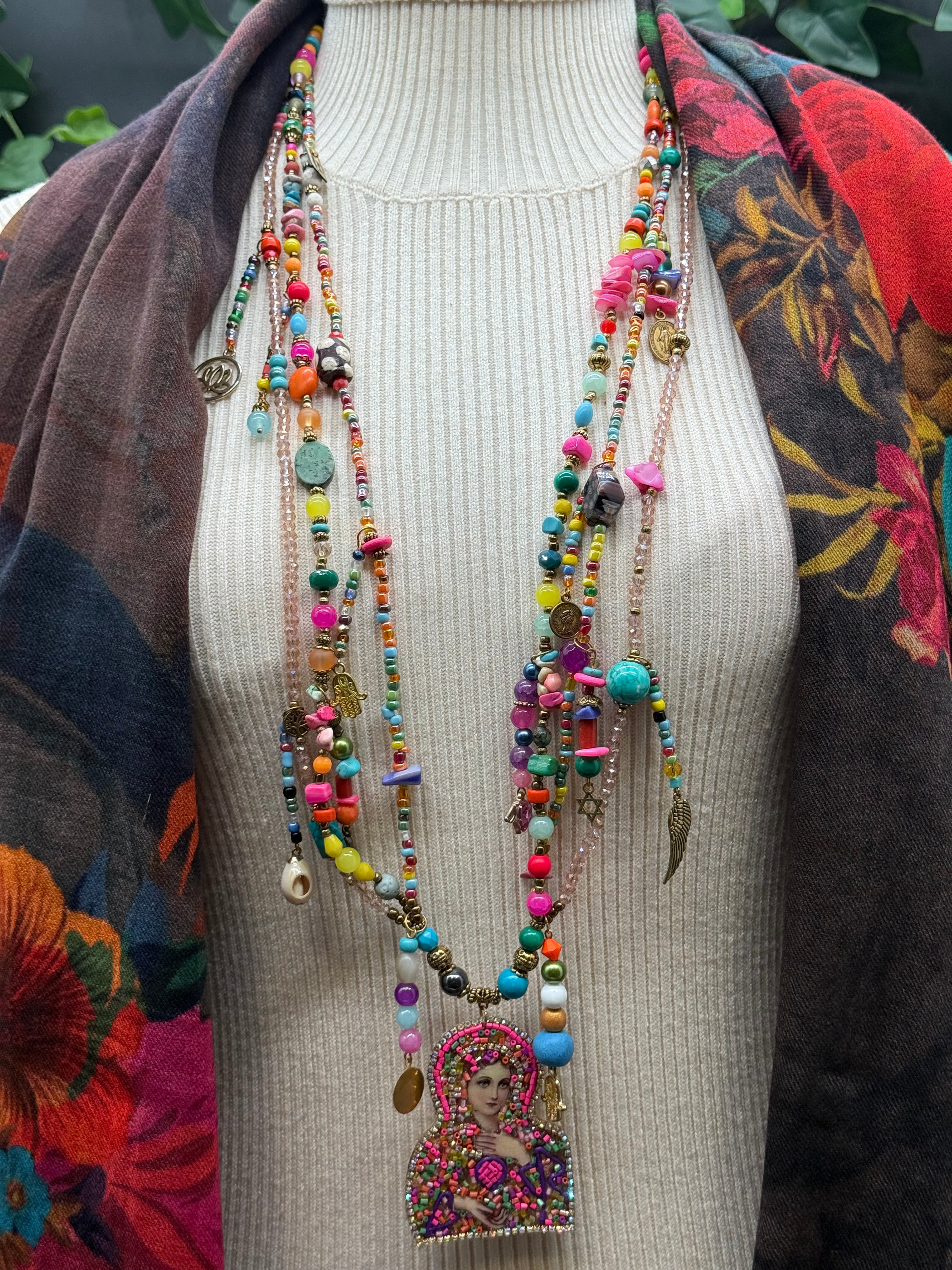 Sautoir T’as vu la Vierge!?