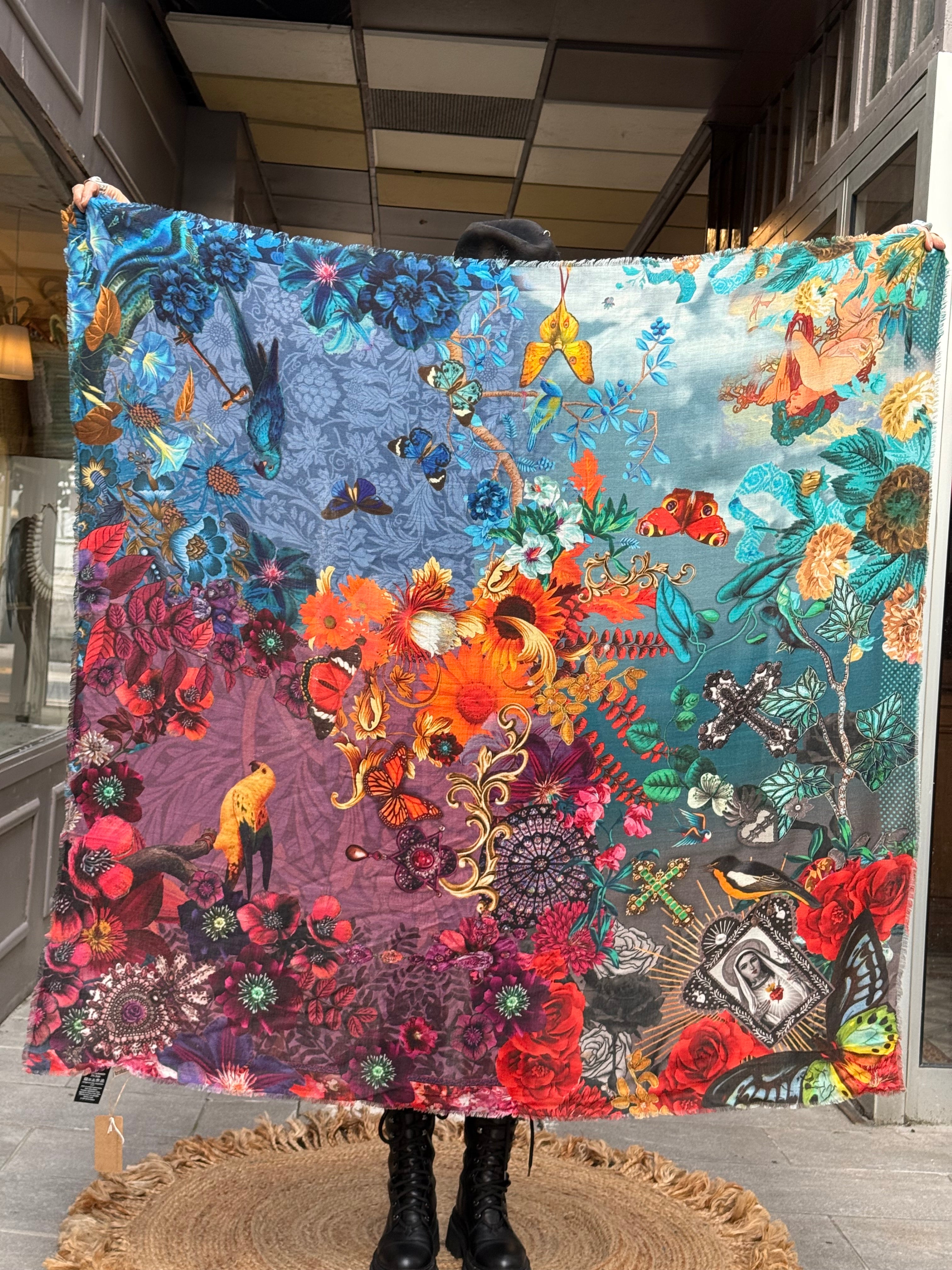 Grand Carré Cachemire Brokante