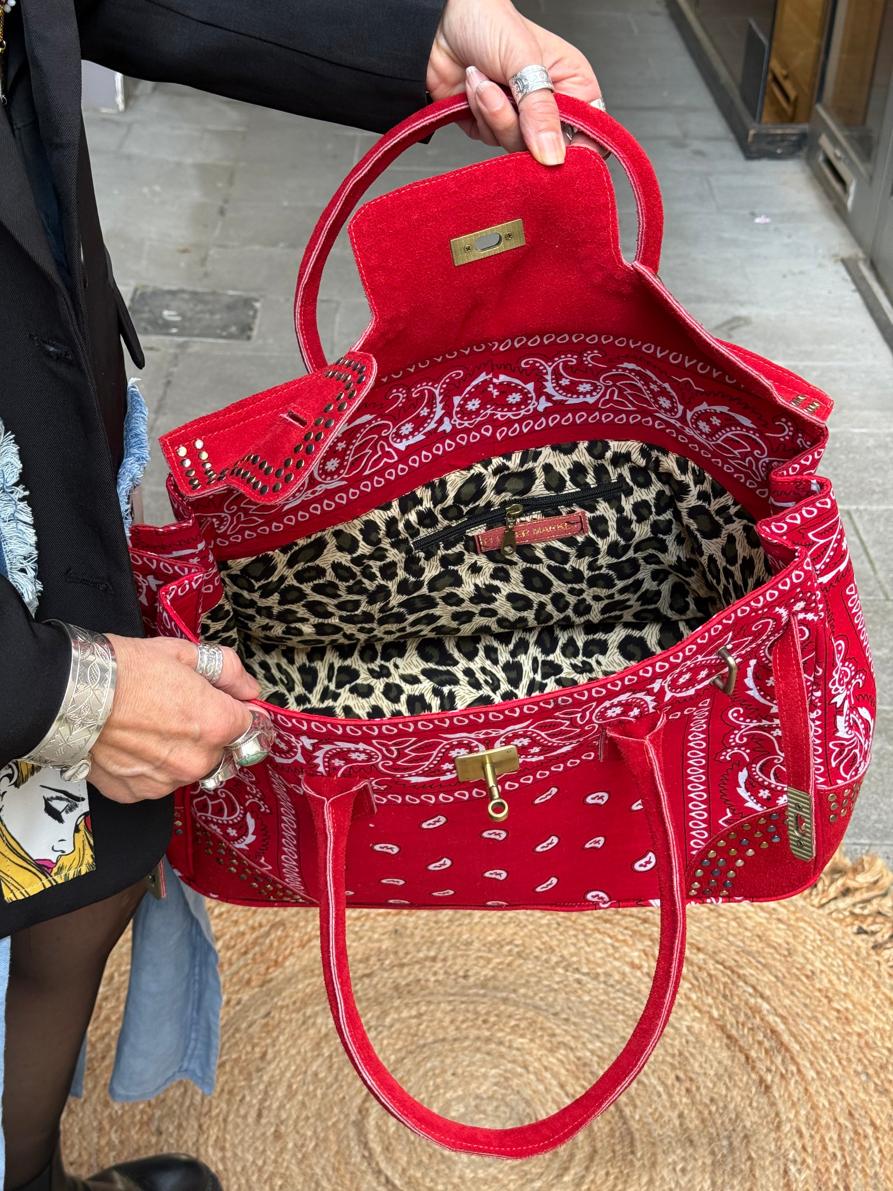Sac Kelly Bandana Flower Market