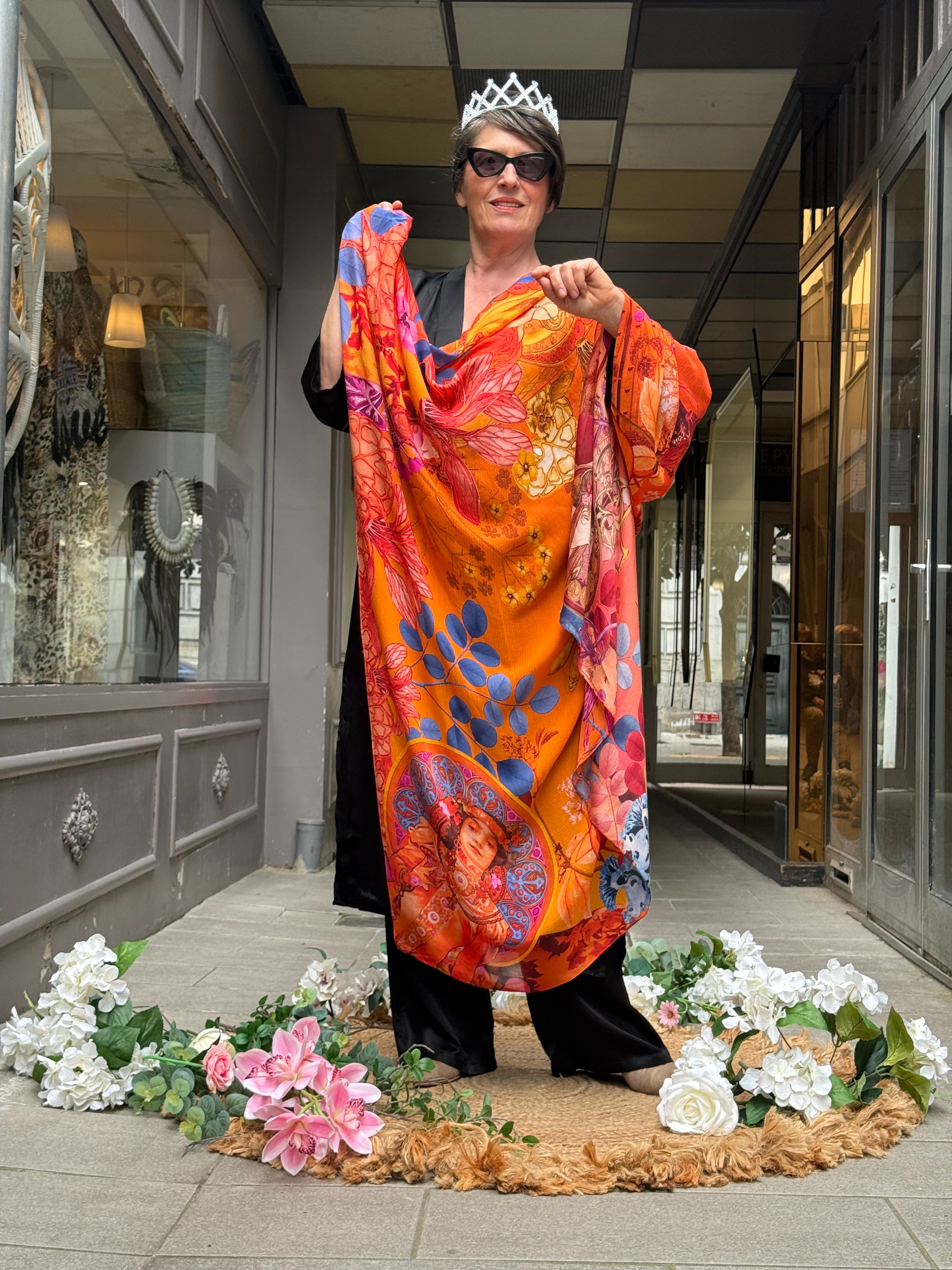 Grand Carré Modal Guillard Cornaline Brokante