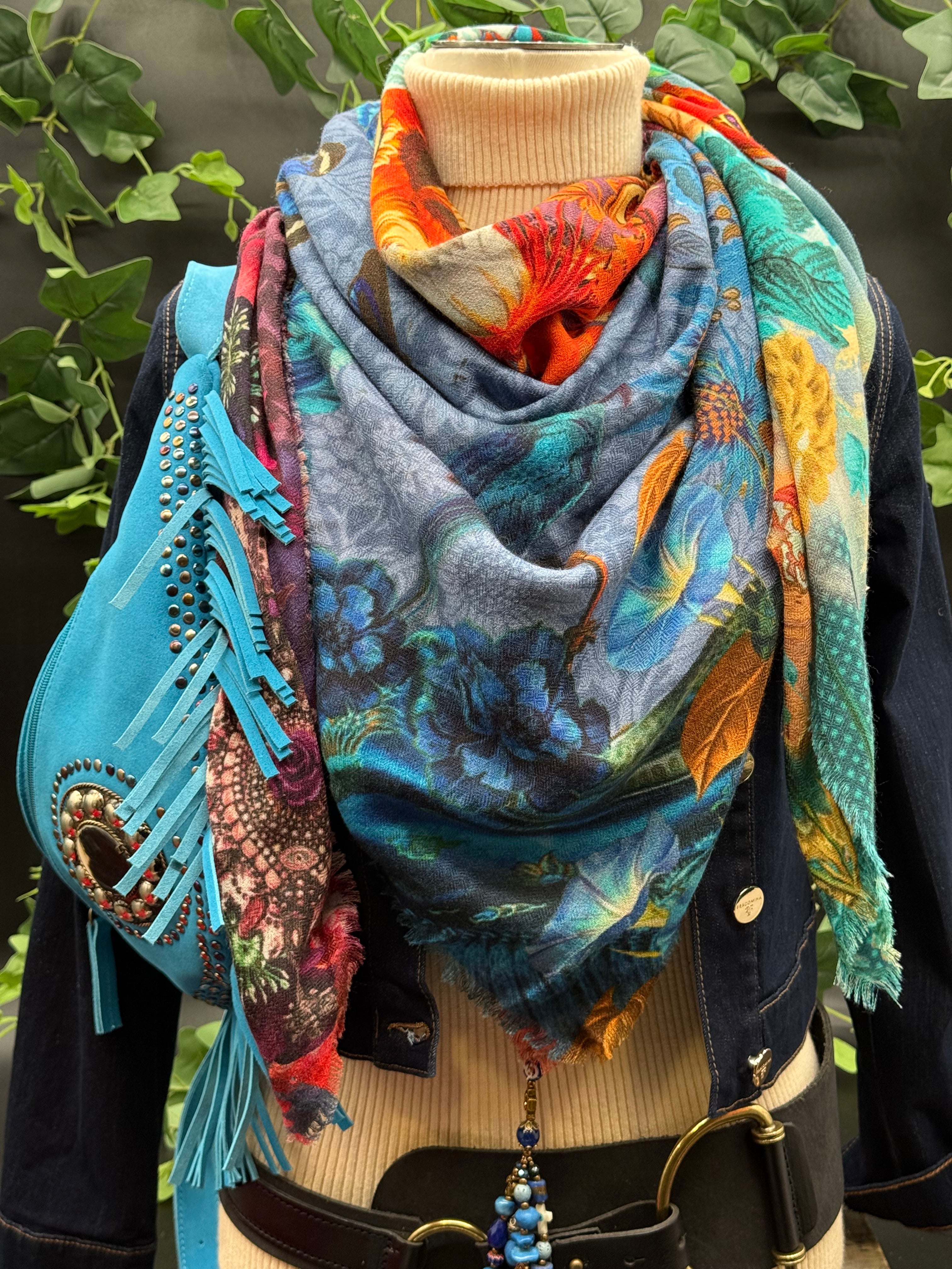 Grand Carré Cachemire Brokante