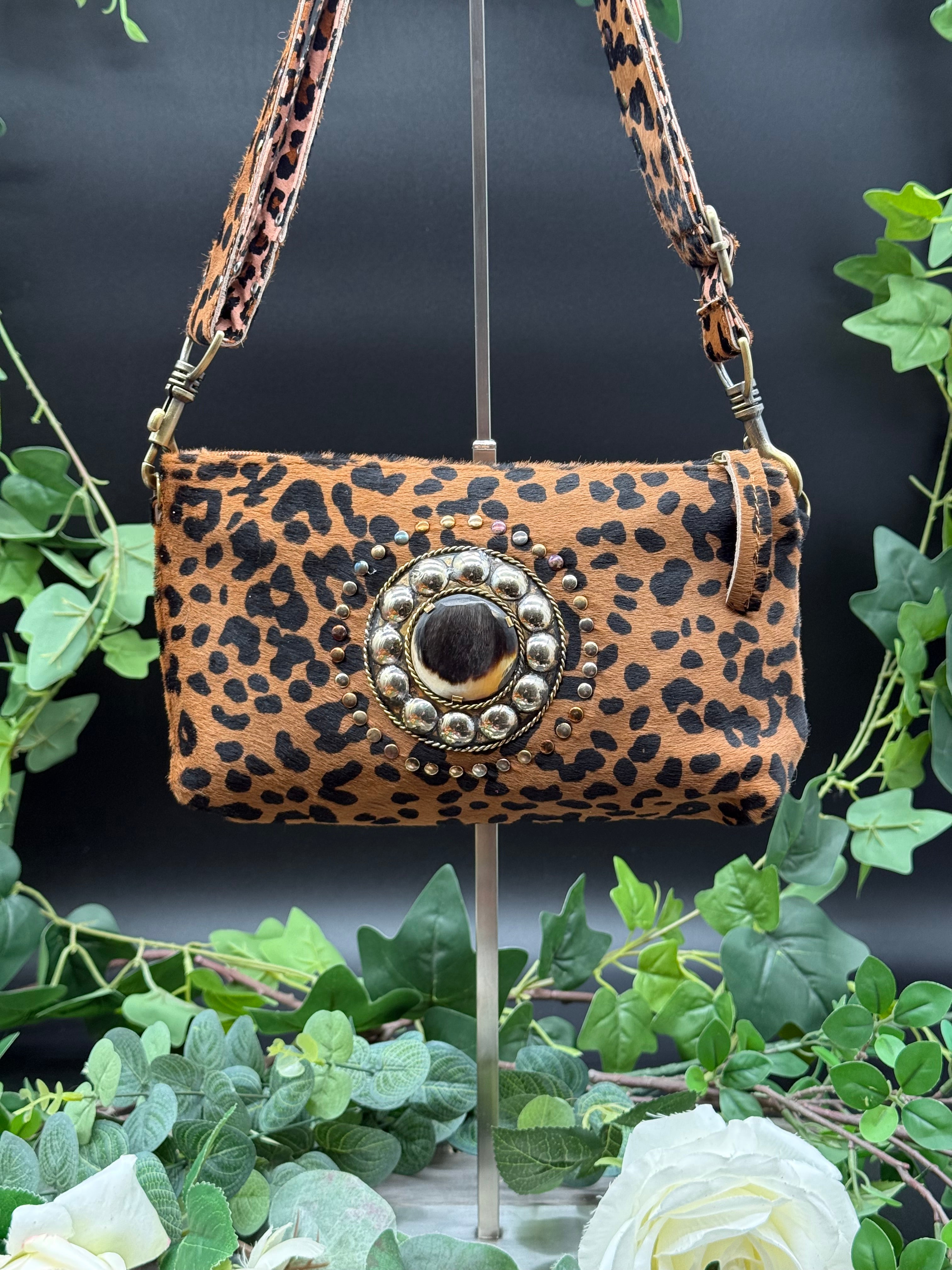 Pochette Léopard Make-Up Flower Market